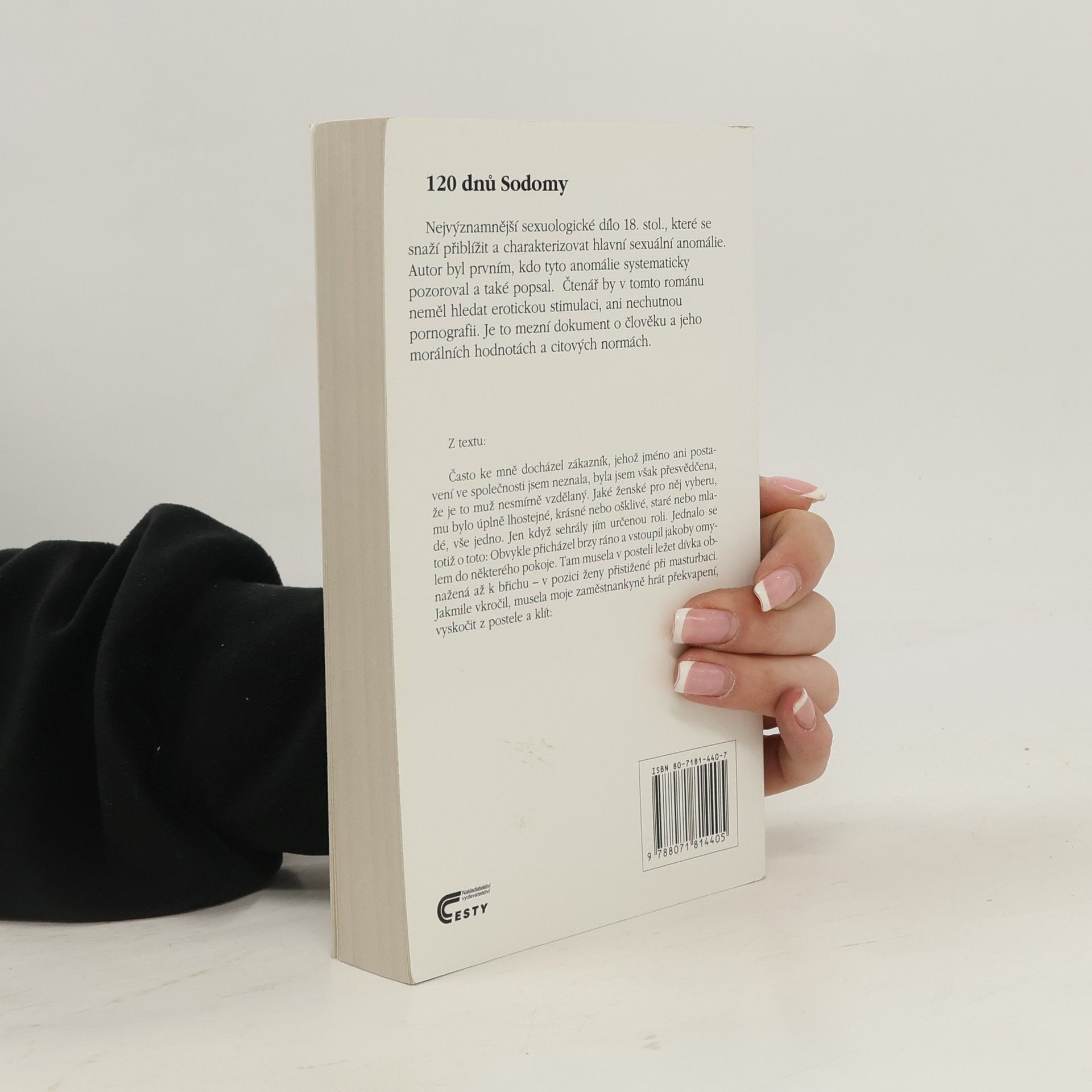 Donatien Alphonse François marquis de Sade 120 dnů Sodomy