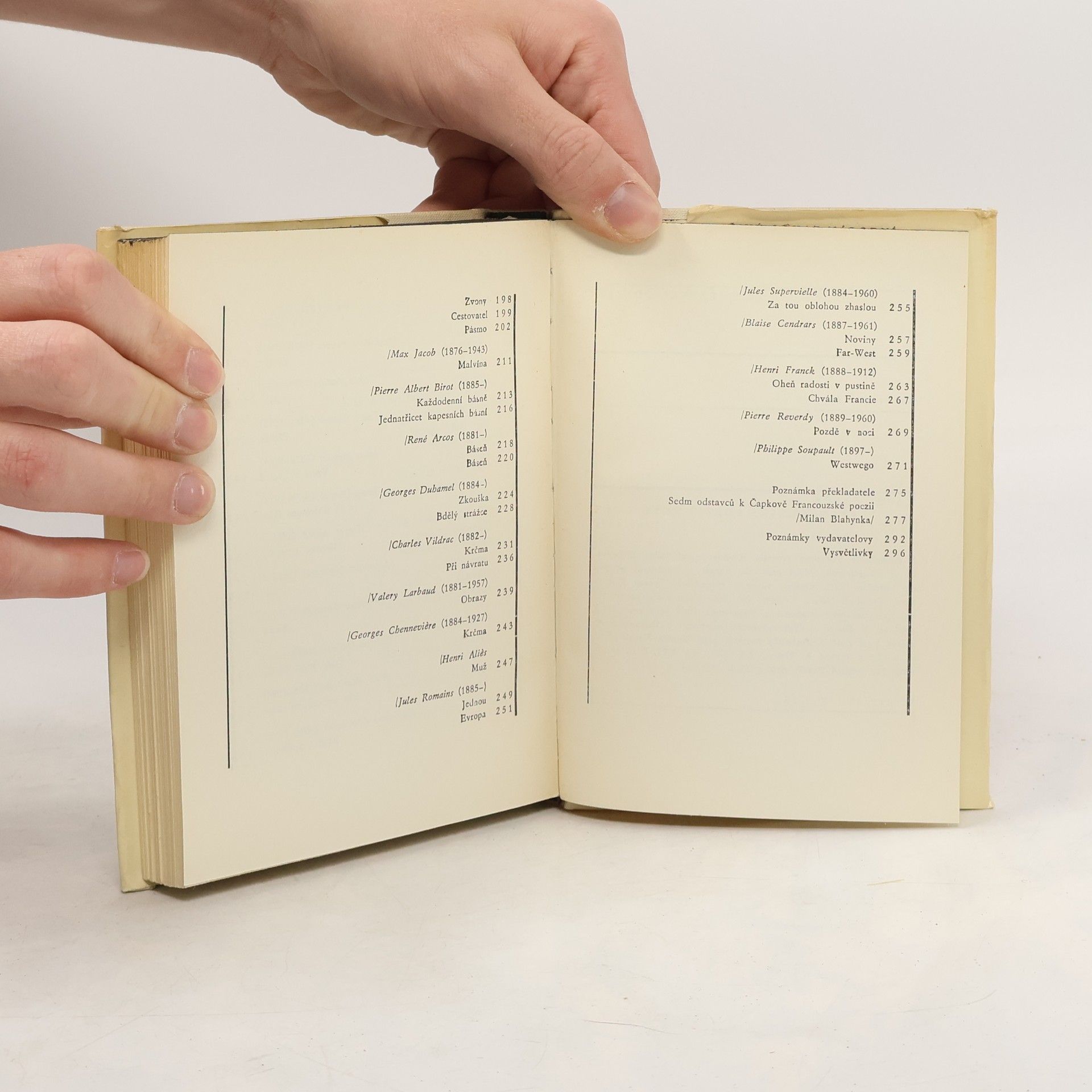 Karel Čapek Francouzská poezie nové doby