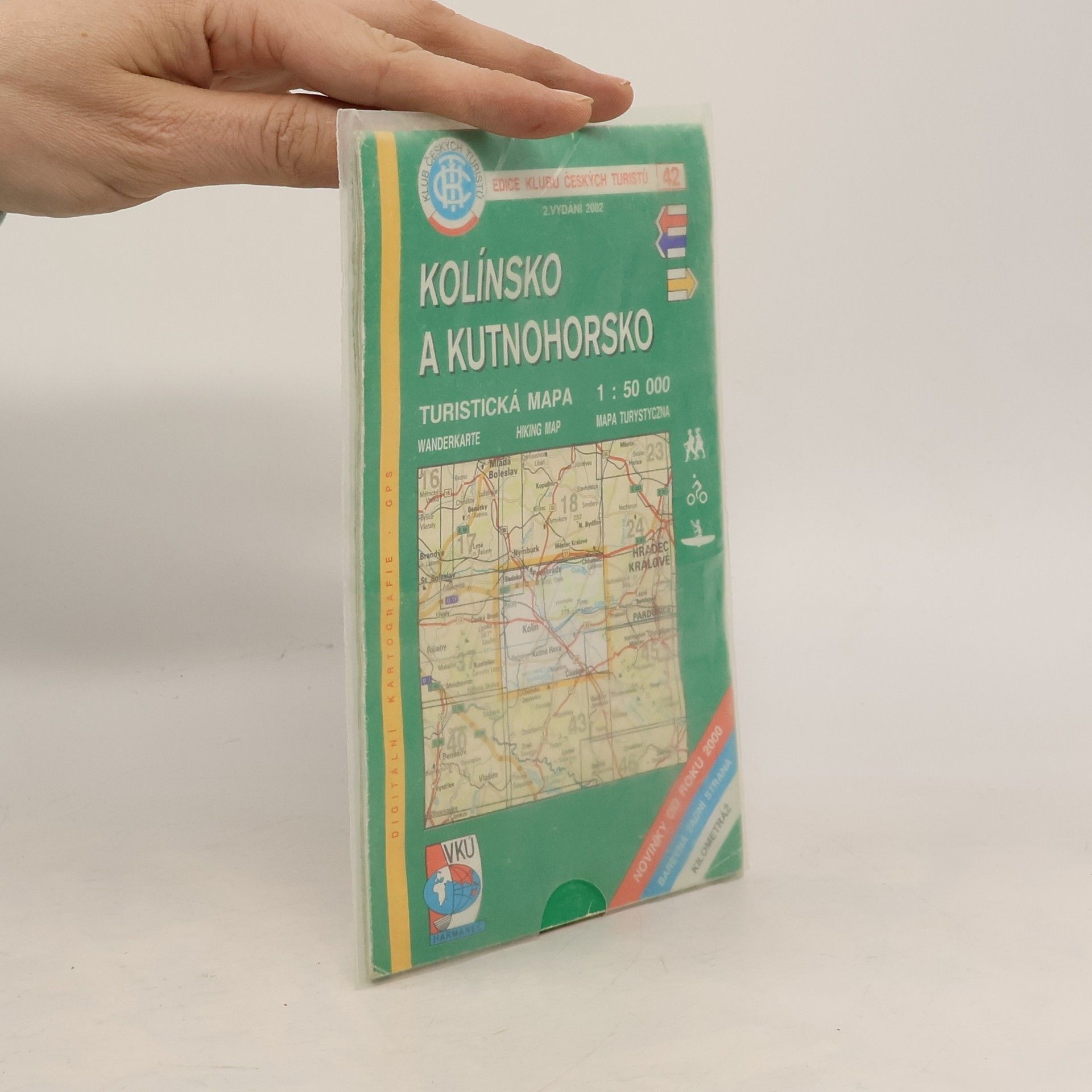 Jiří Rohlík Kolínsko a Kutnohorsko turistická mapa