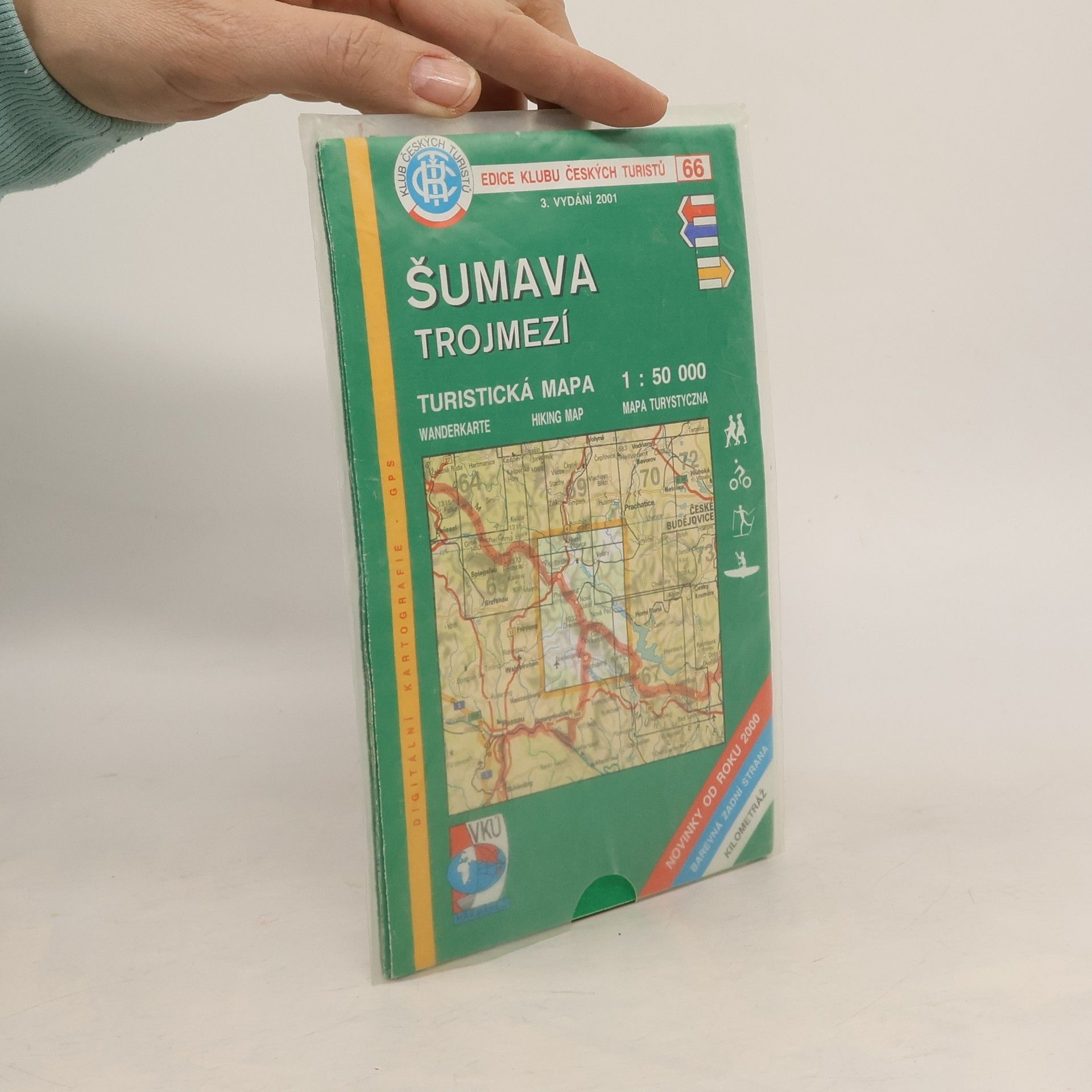 Jiří Rohlík Šumava - Trojmezí. Turistická mapa = Wanderkarte = hiking map = mapa turystyczna