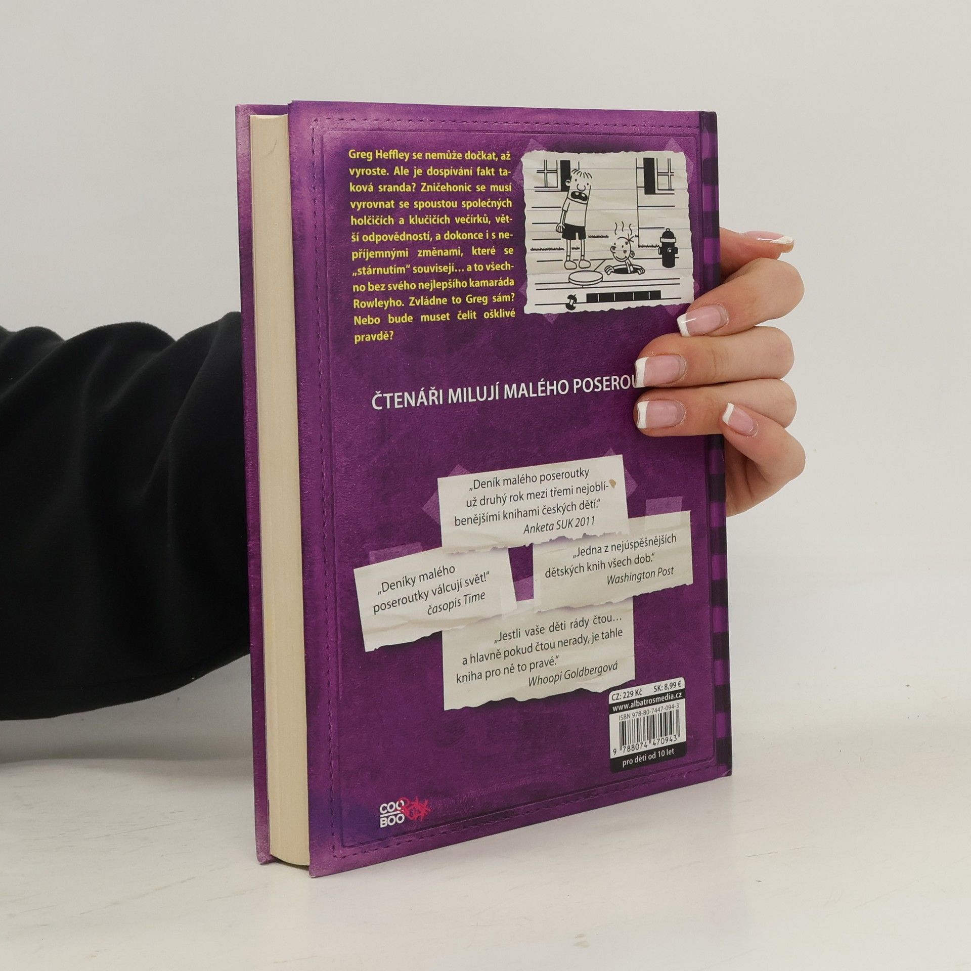 Jeff Kinney Deník malého poseroutky 5. Ošklivá pravda