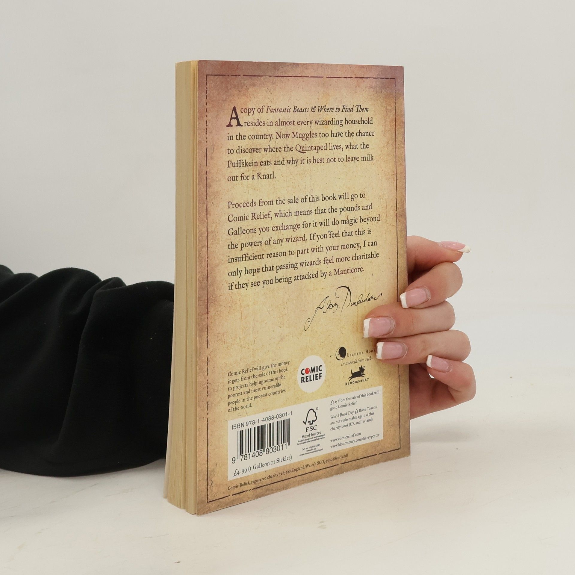 Joanne K. Rowlingová Fantastic beasts & where to find them : newt scamander