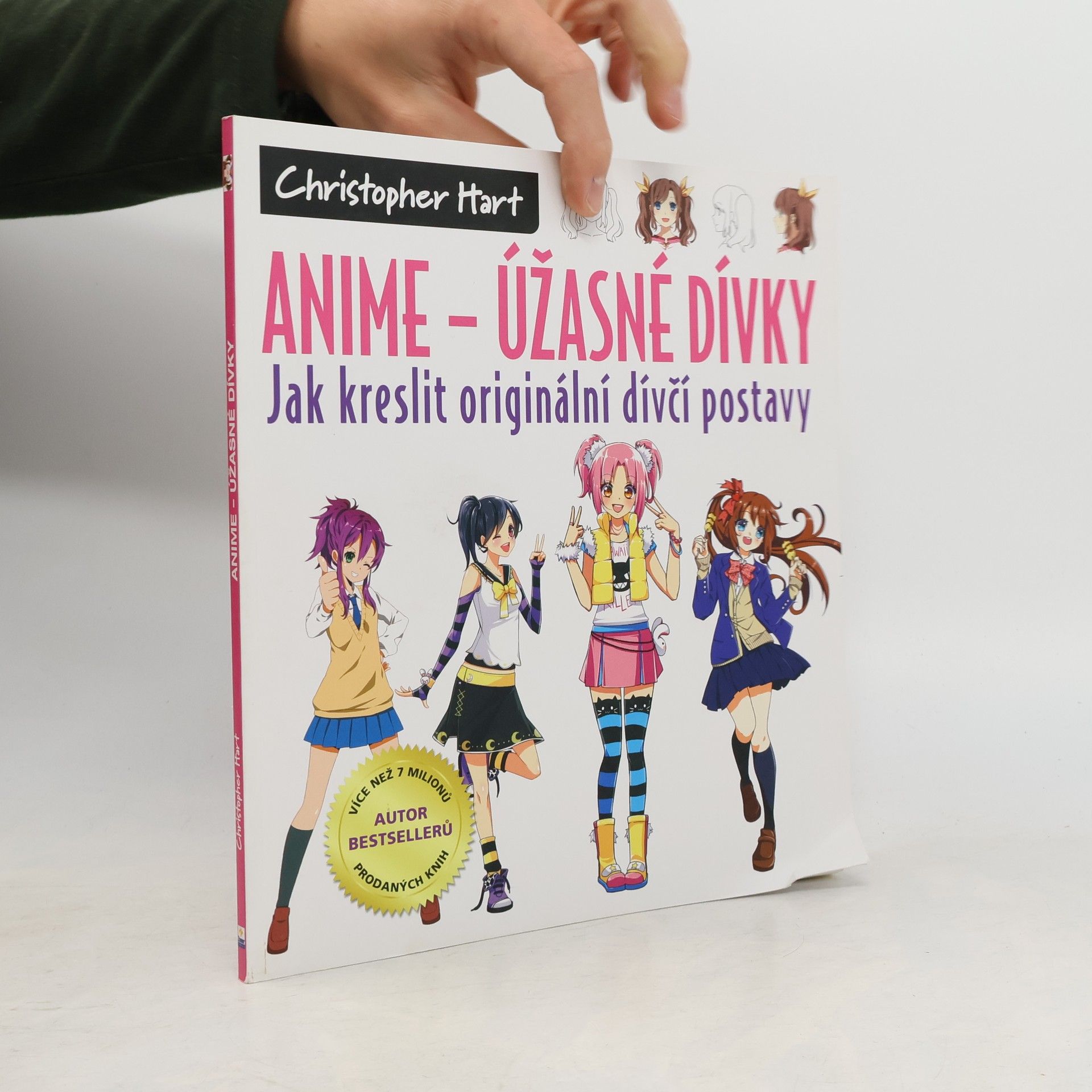 Christopher Hart Anime - úžasné dívky - jak kreslit originální dívčí postavy