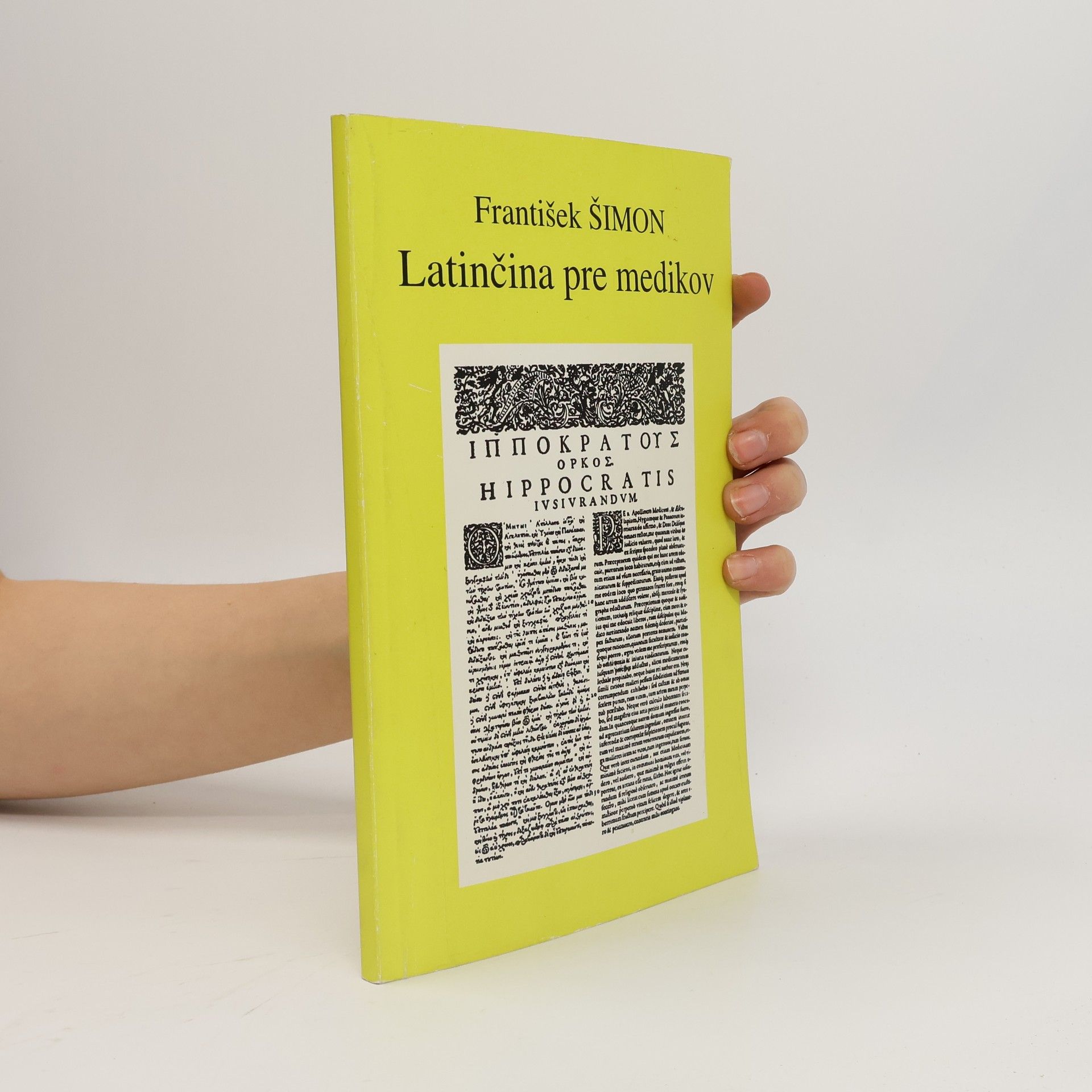 František Šimon Latinčina pre medikov