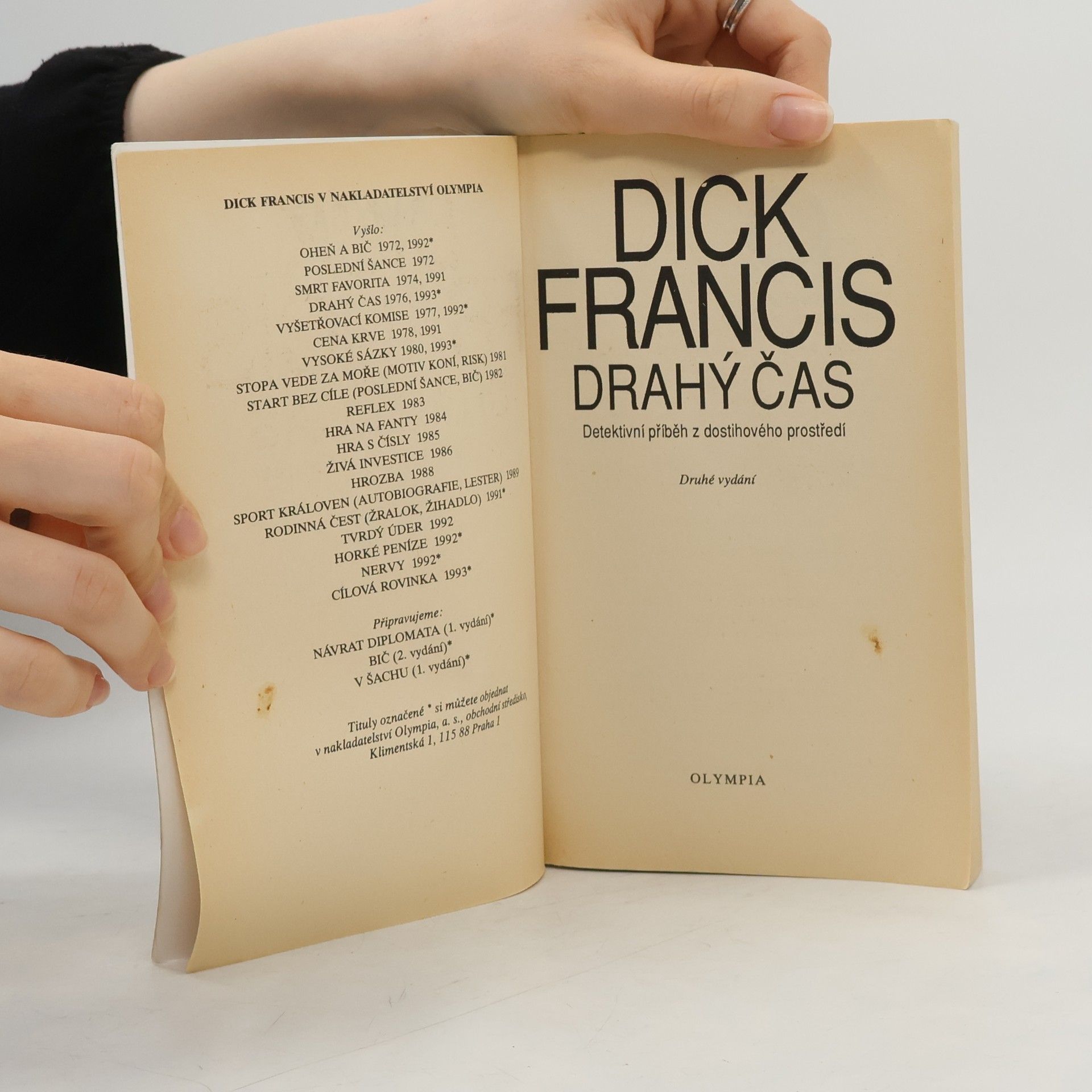 Dick Francis Drahý čas