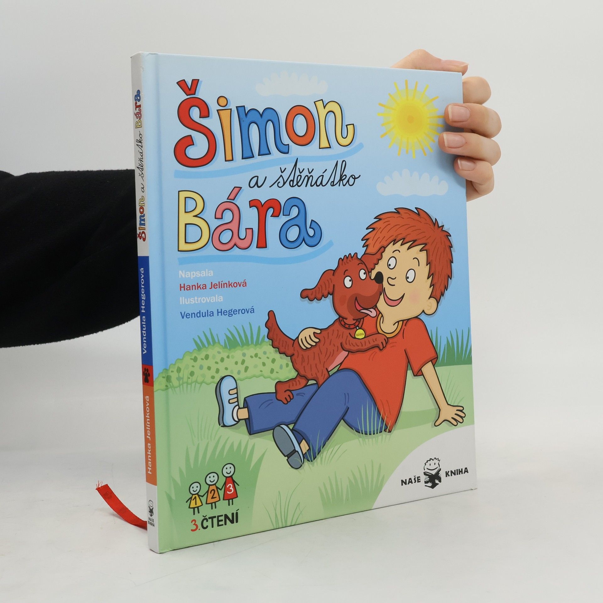 Hanka Jelínková Šimon a štěnátko Bára