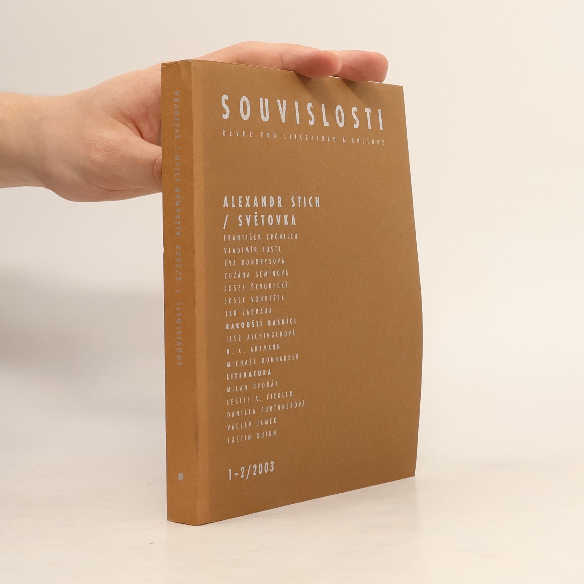 Autorenkollektiv Souvislosti. Revue pro literaturu a kulturu 1-2/2003