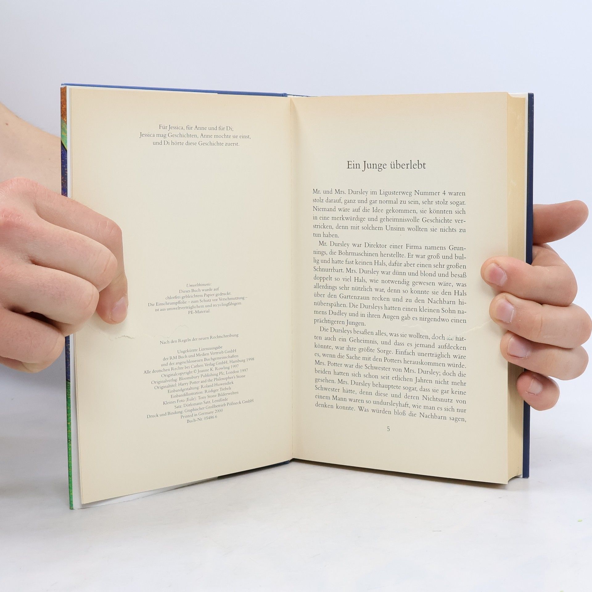 J. K. Rowling Harry Potter und der Stein der Weisen