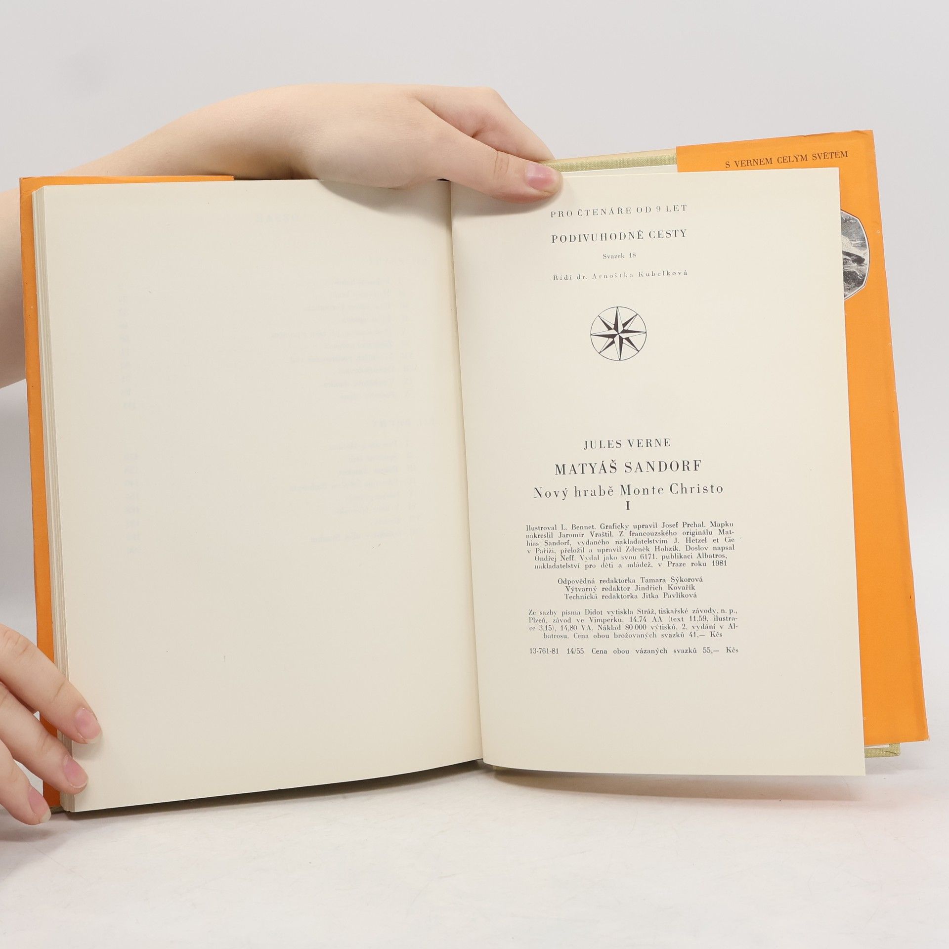 Jules Verne Matyáš Sandorf. Nový hrabě Monte Christo