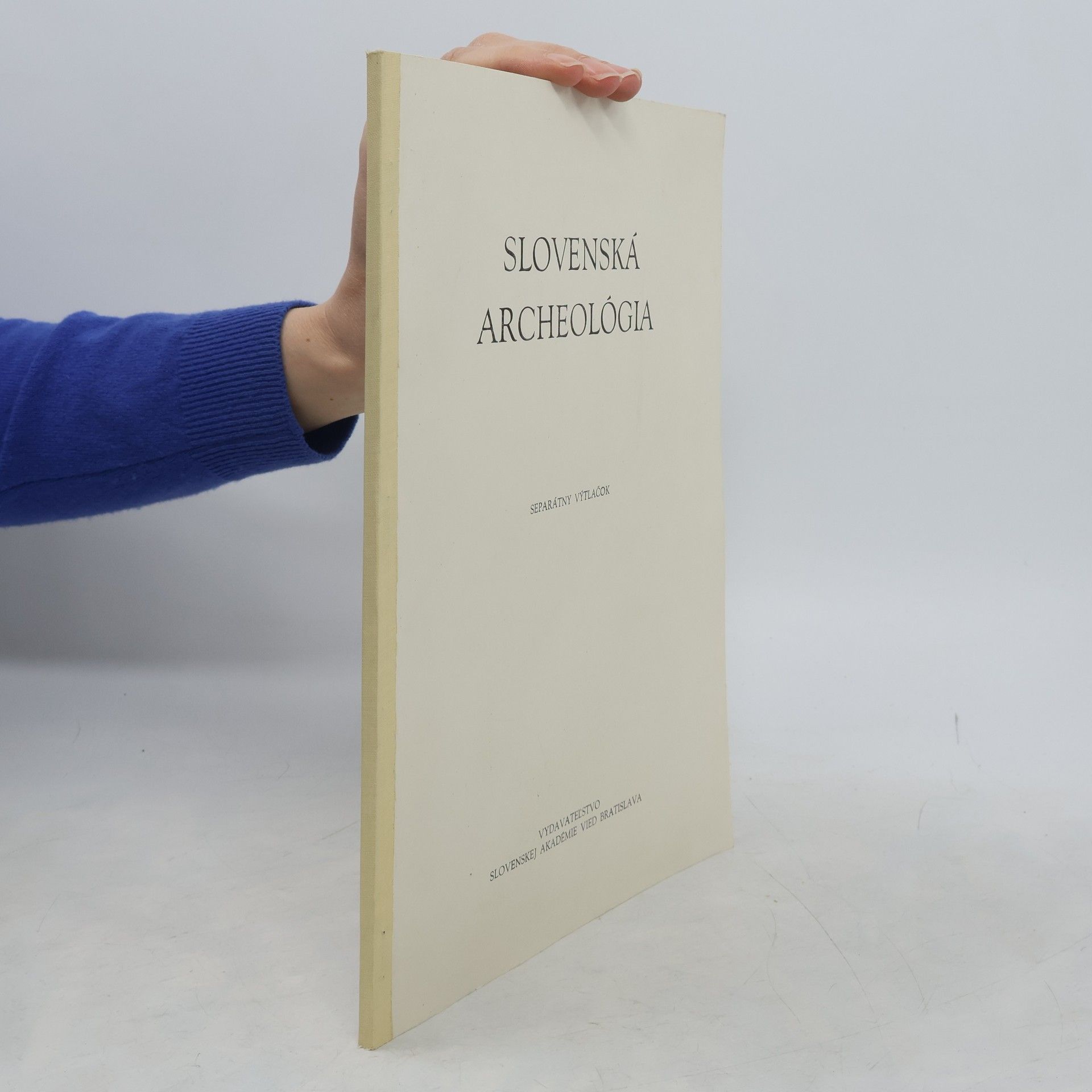 Kolektív autorov Slovenská archeológia (separátný výtlačok)