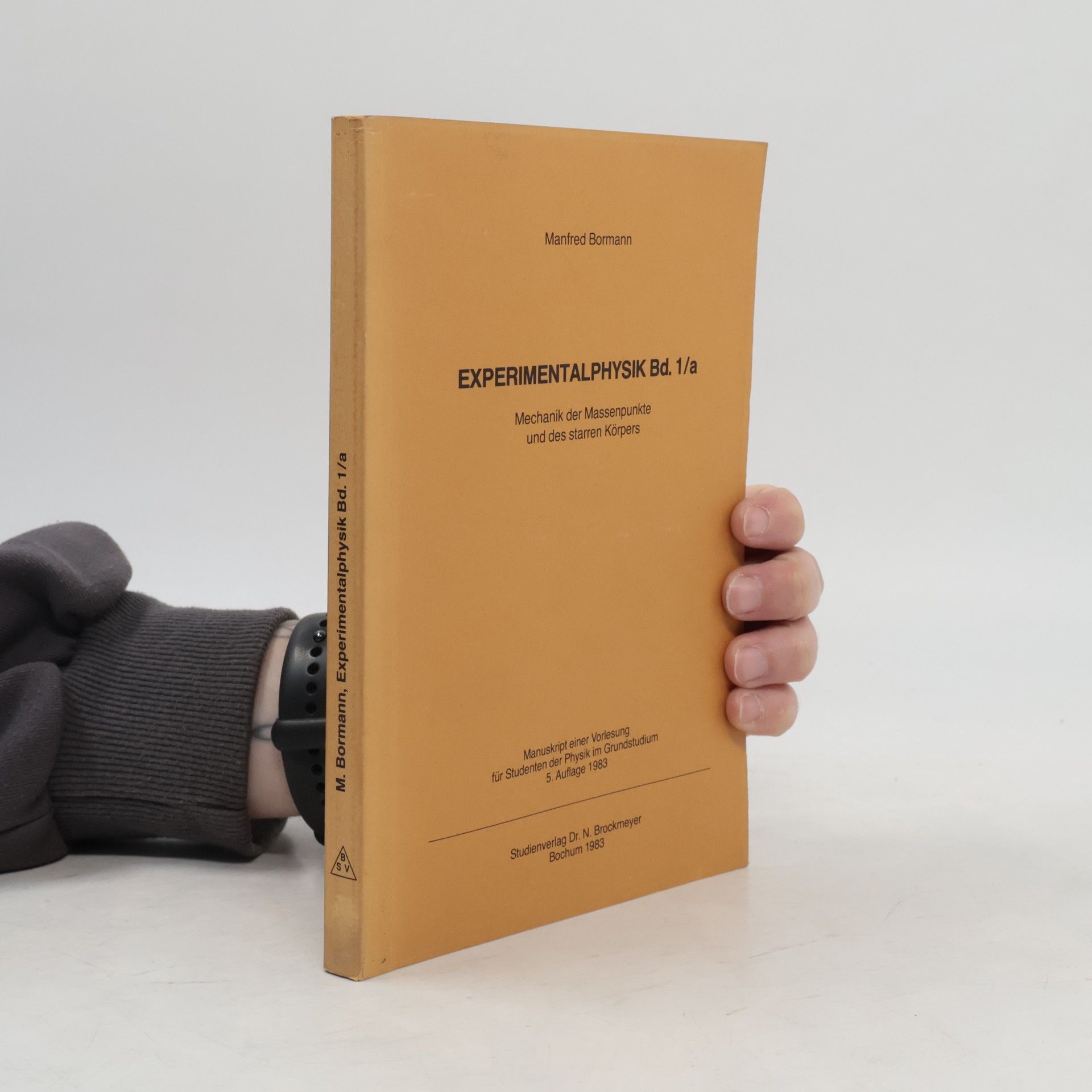 Manfred Bormann Experimentalphysik