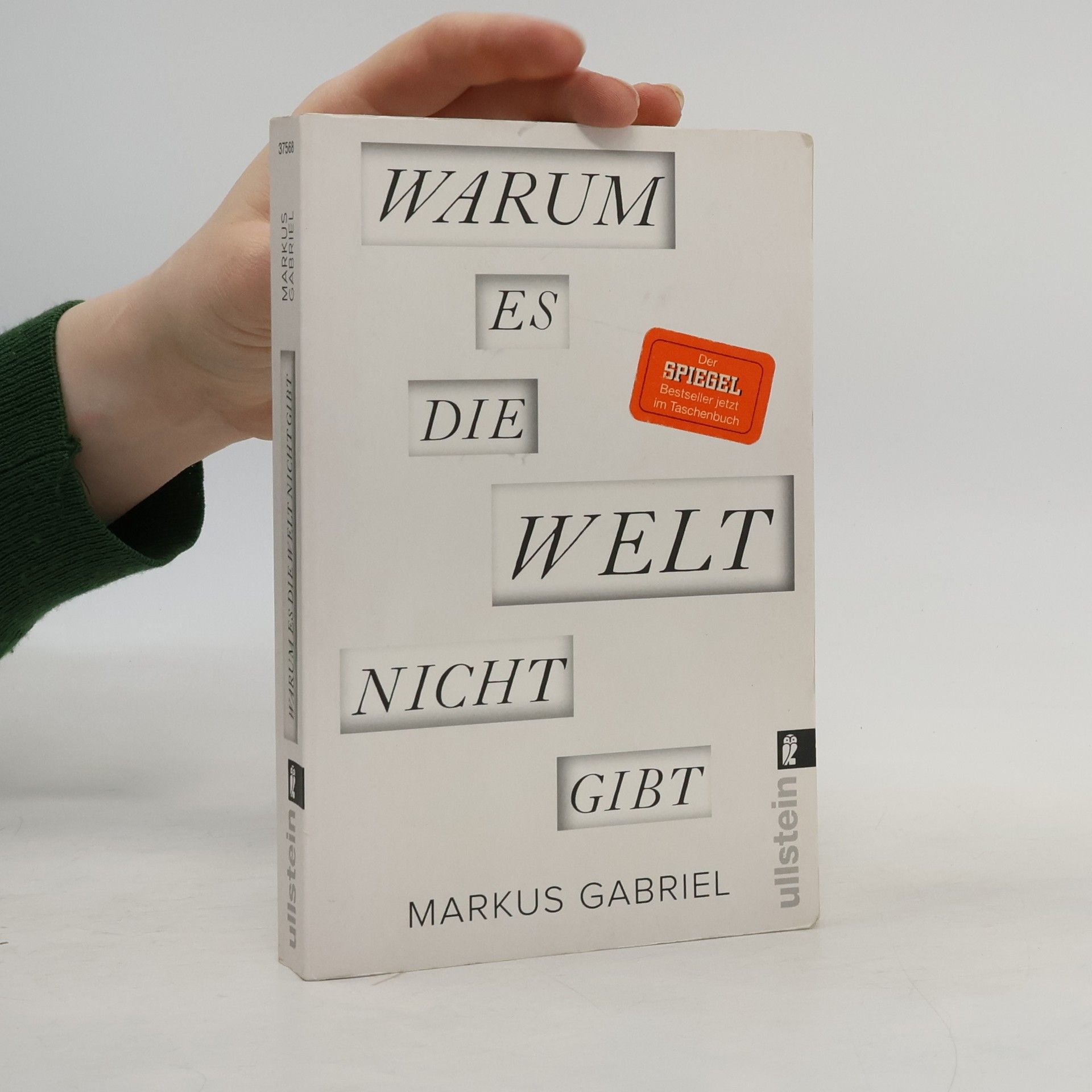 Markus Gabriel Warum es die Welt nicht gibt