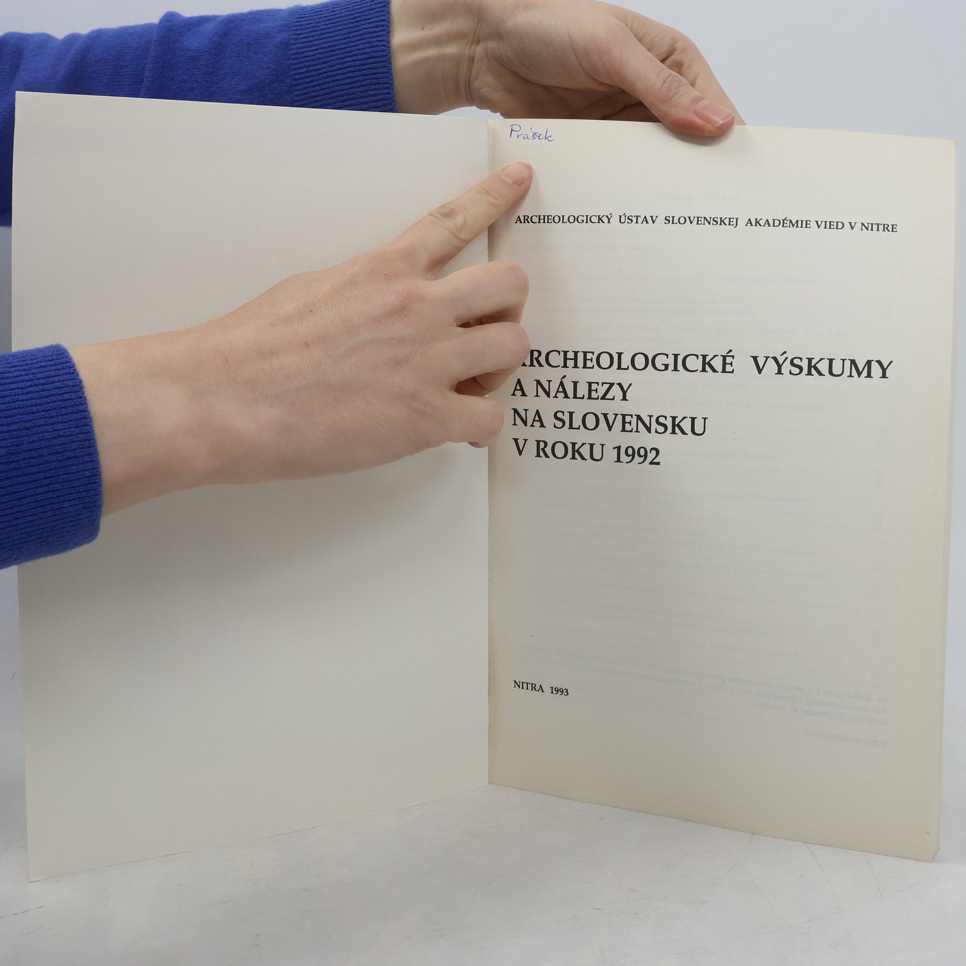 Archeologické výskumy a nálezy na Slovensku v roku 1992
