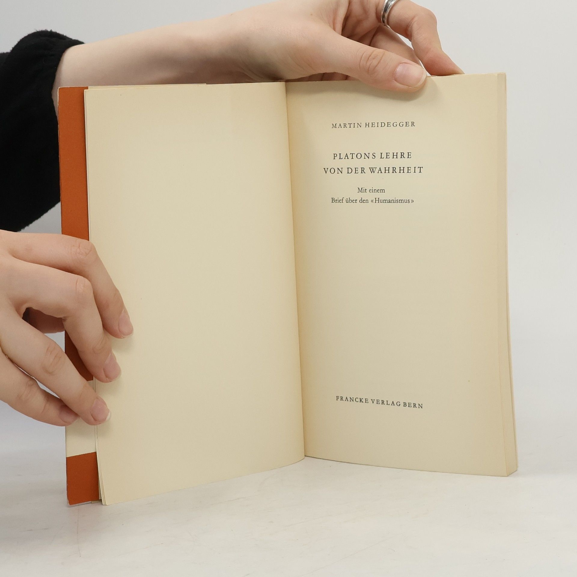 Martin Heidegger Platons Lehre von der Wahrheit