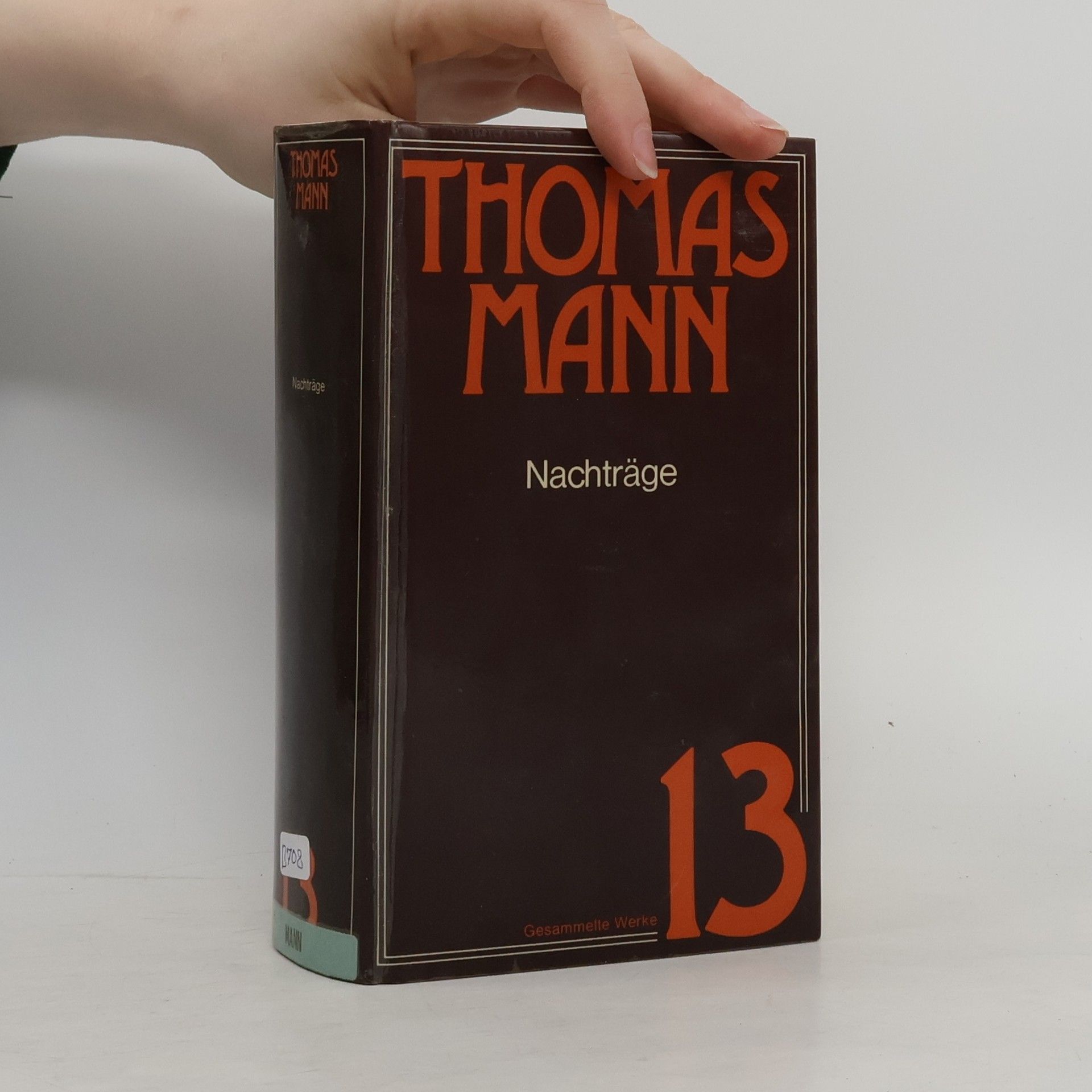 Thomas Mann Nachträge 13