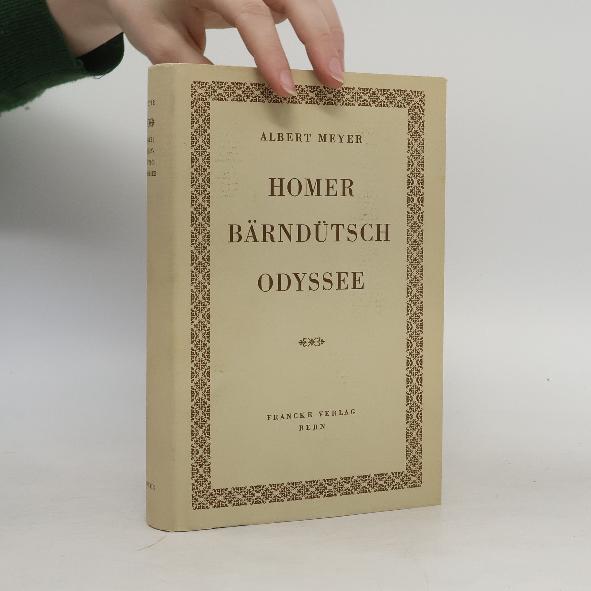 Albert Meyer Homer Bärndütsch Odyssee