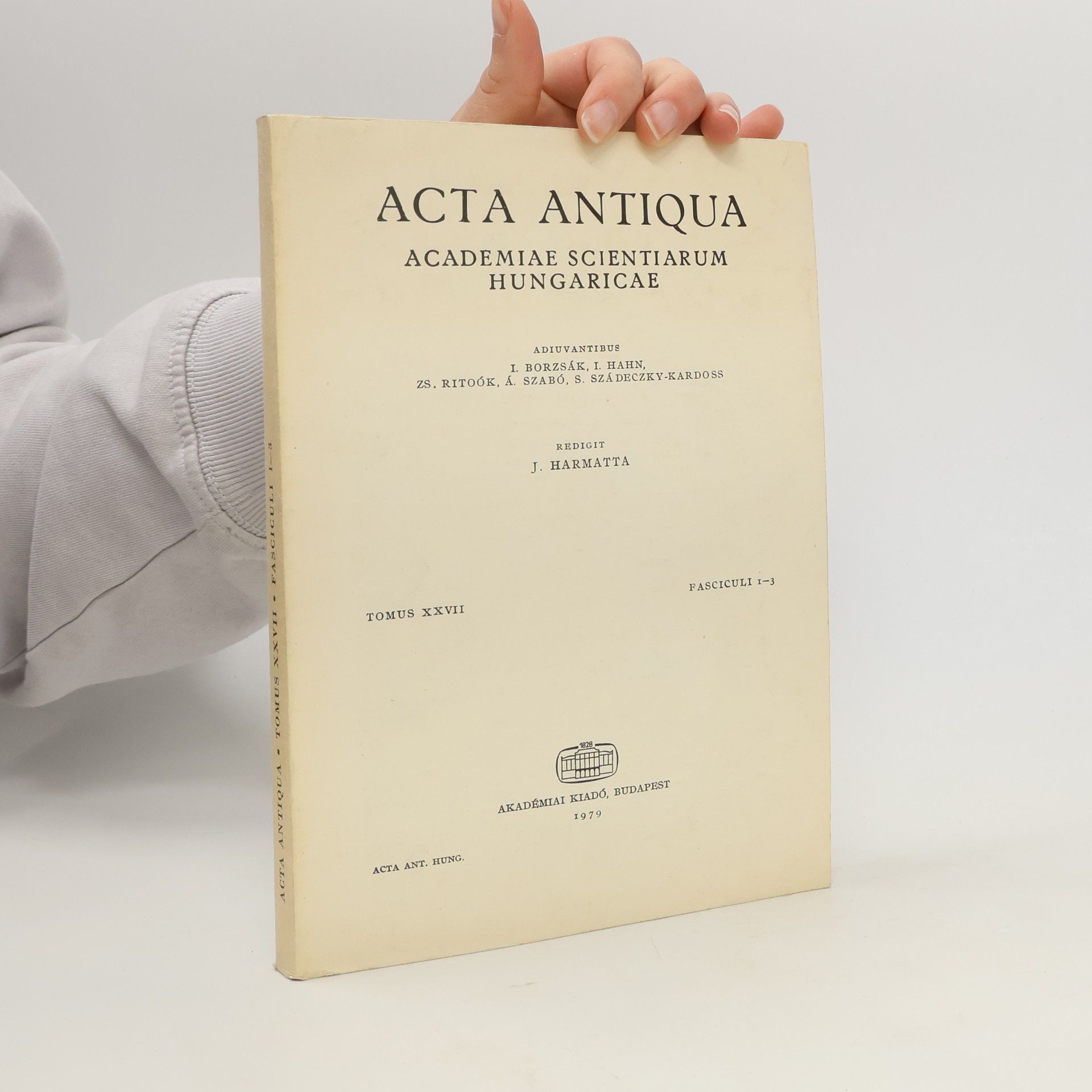 Autorenkollektiv Acta antiqua Academiae Scientiarum Hungaricae