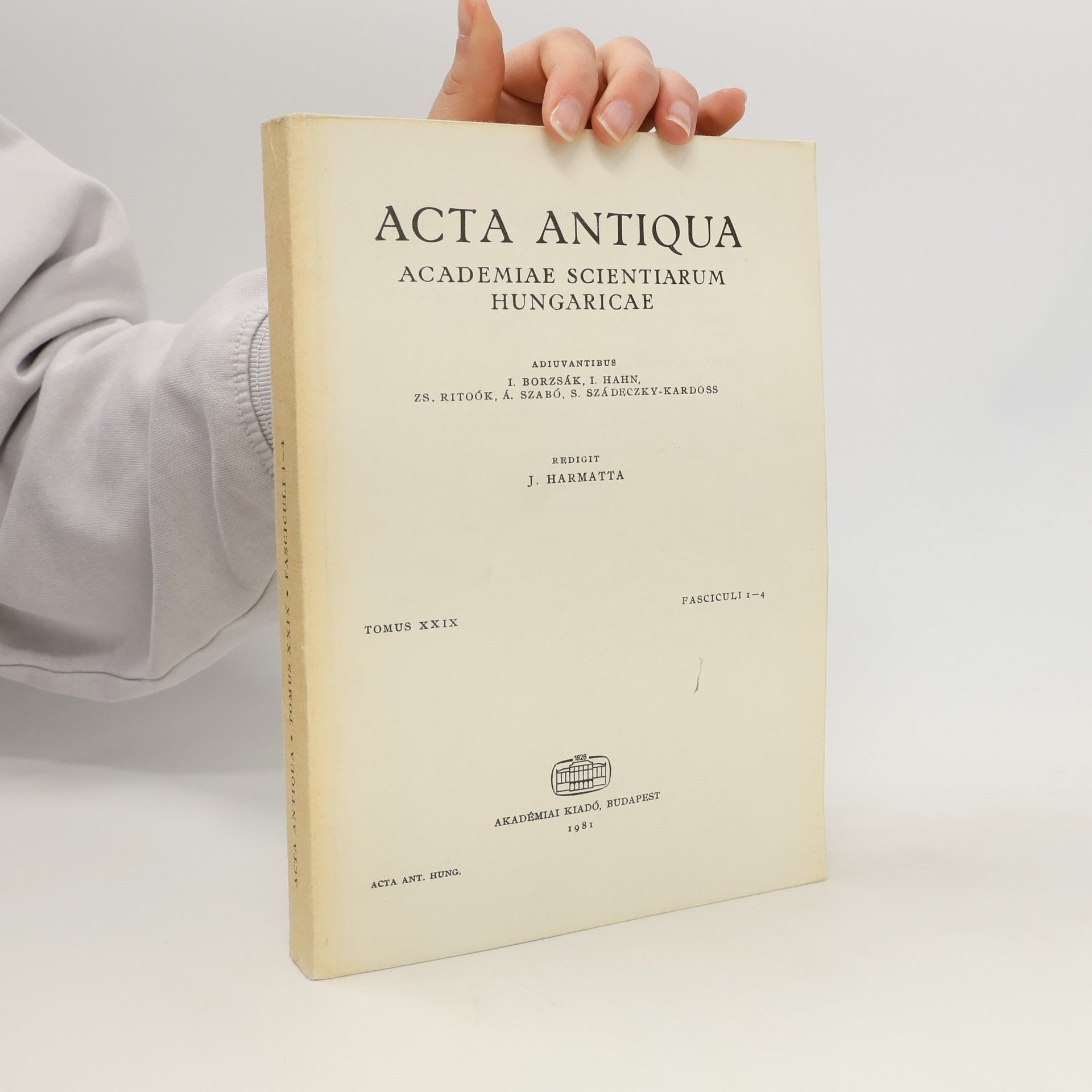 Collectif d'auteurs Acta Antiqua Academiae Scientiarum Hungaricae