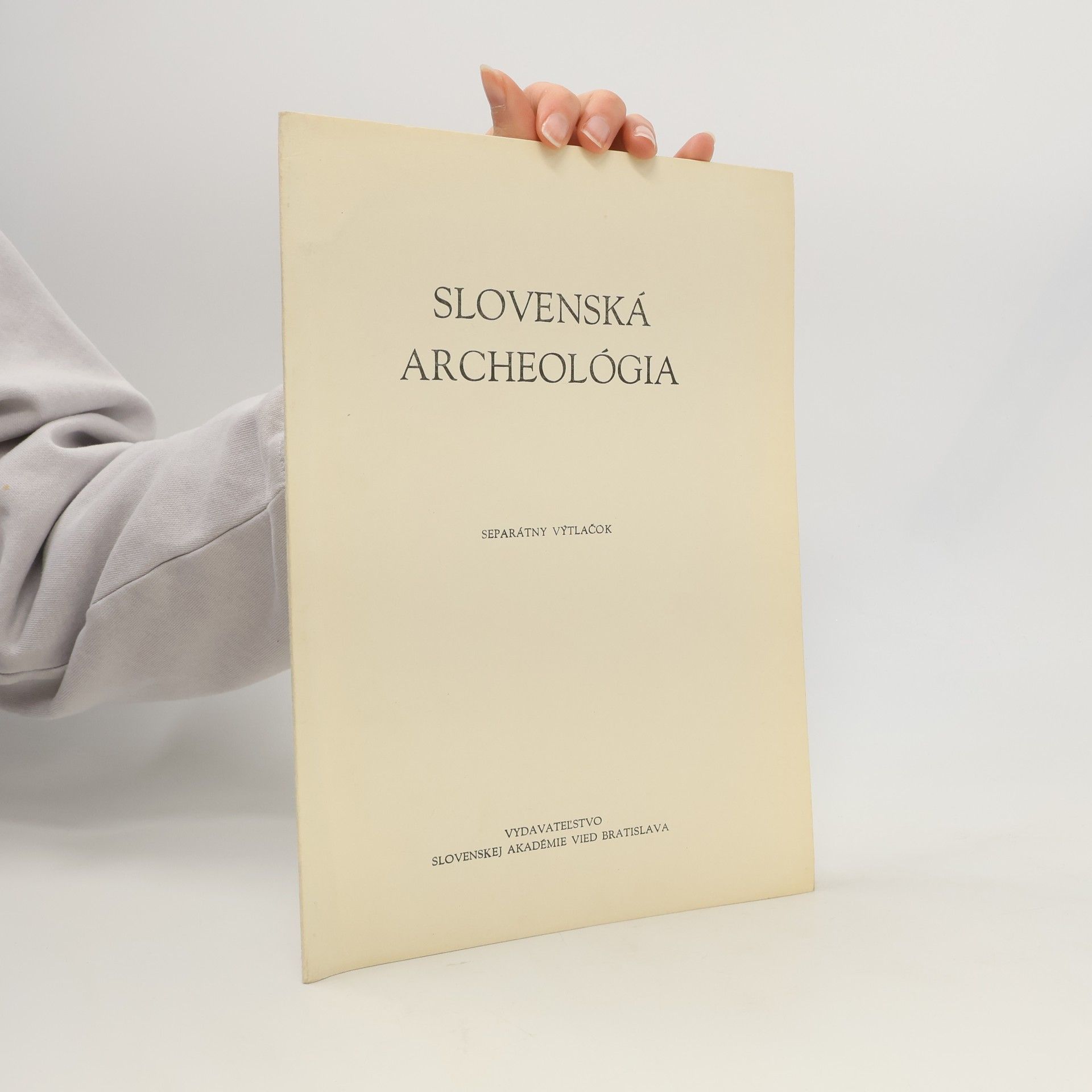 Autorenkollektiv Slovenská archeológia (separátný výtlačok)
