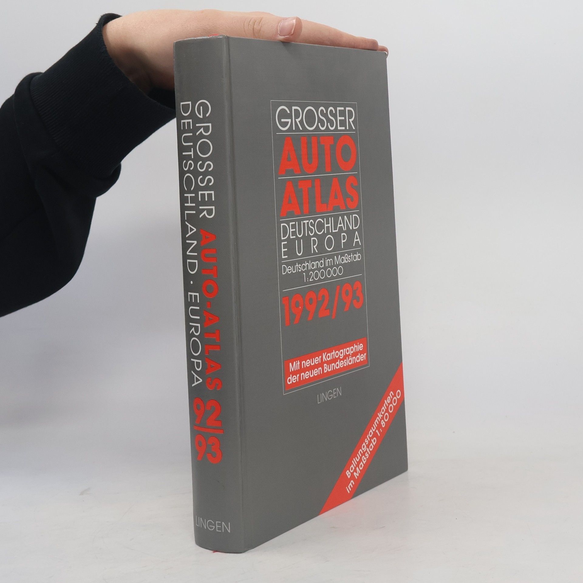 Various authors Grosser Auto Atlas Deutschland Europa 1992/93