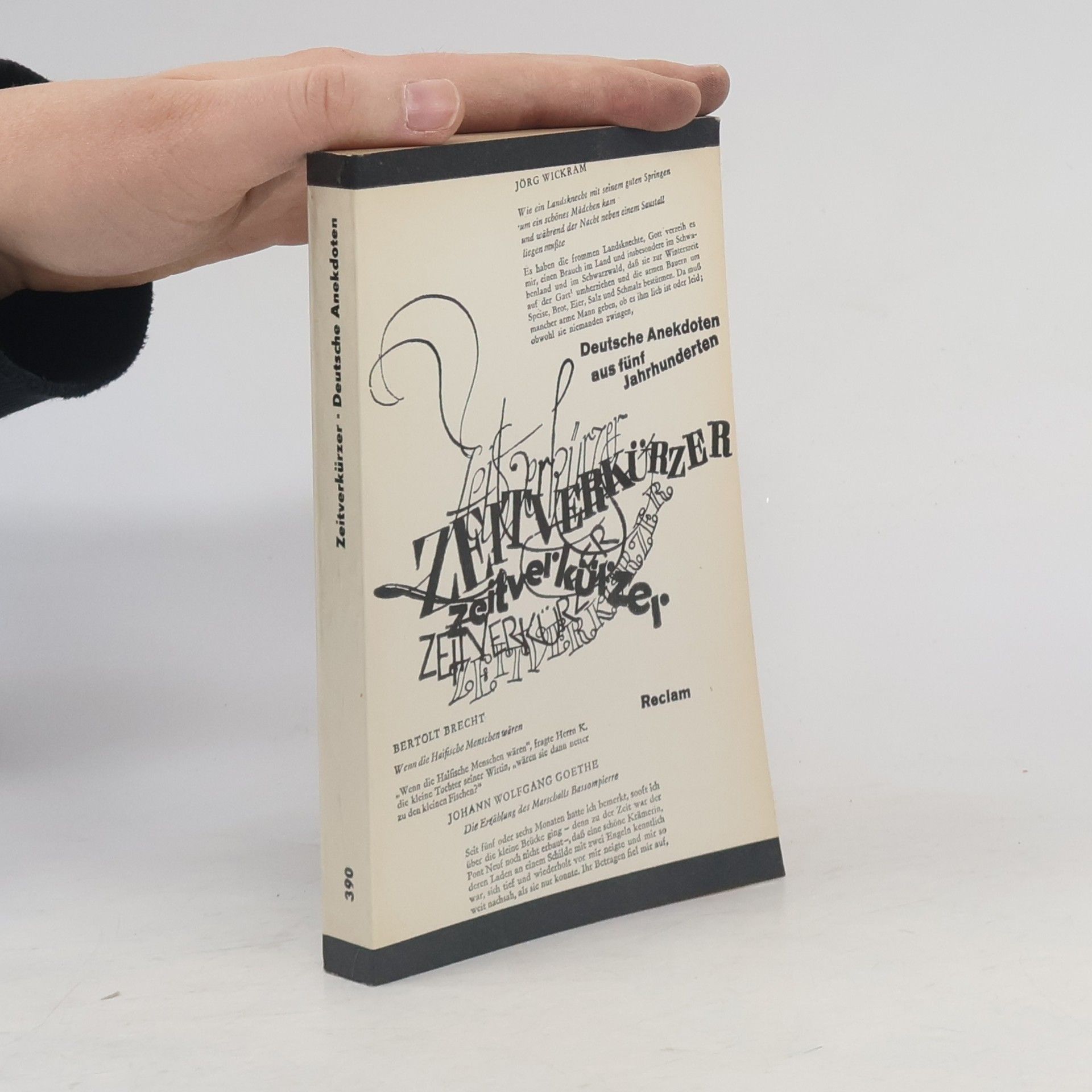 Autorenkollektiv Zeitverkürzer. Deutsche Anekdoten aus fünf Jahrhunderten