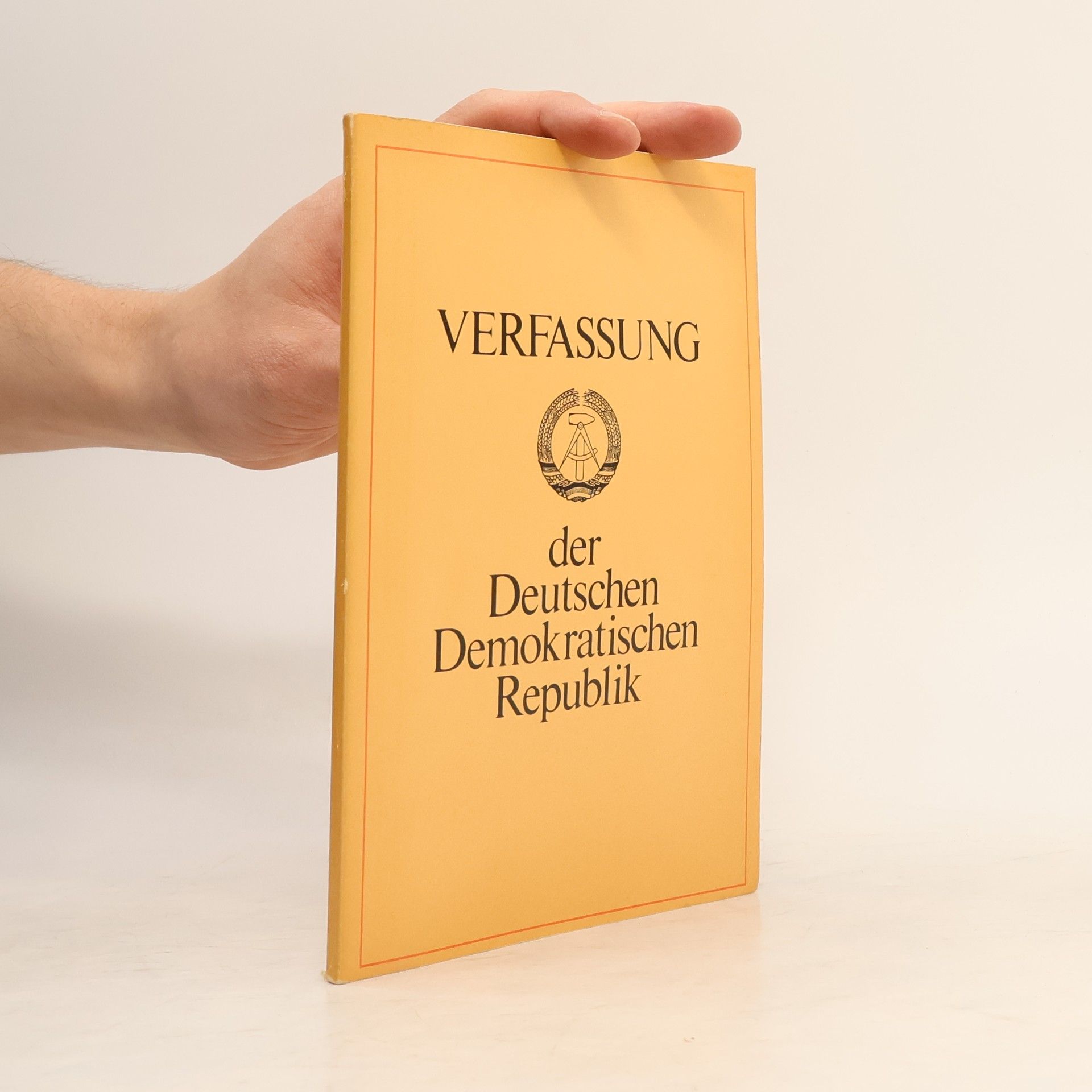 Various authors Verfassung der Deutschen Demokratischen Republik
