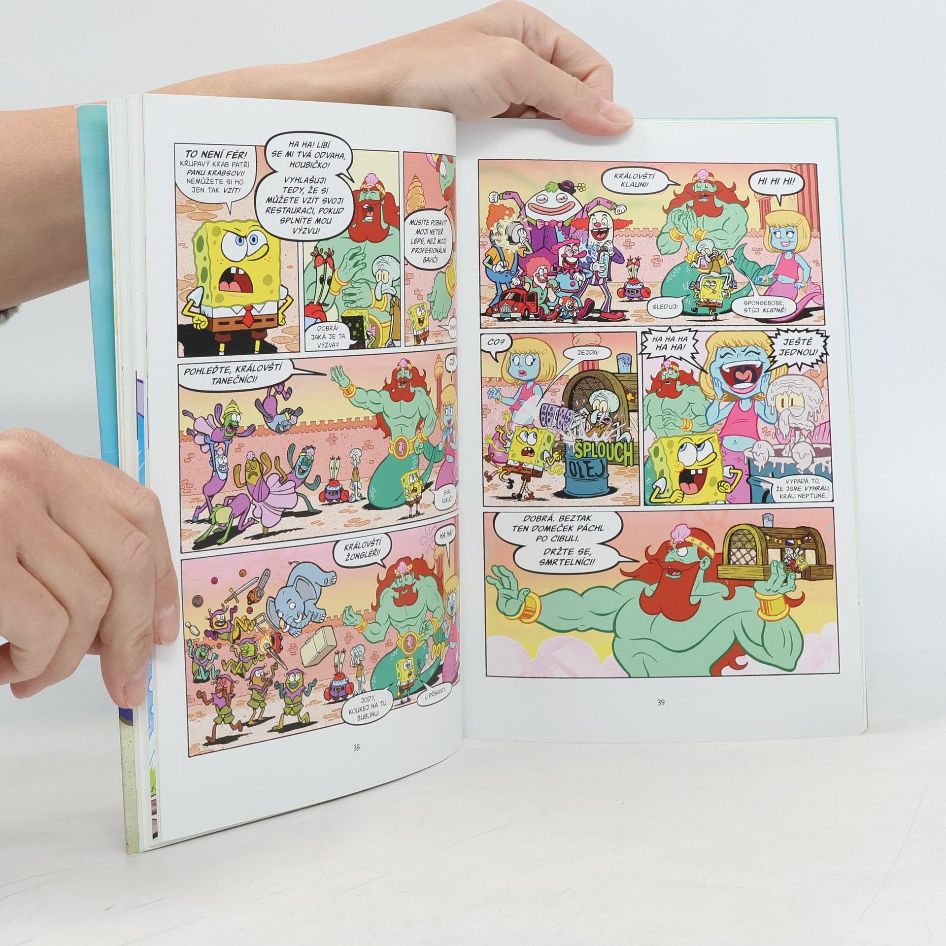 Stephen Hillenburg SpongeBob : komiks. Č. 1, Praštěné podmořské příběhy