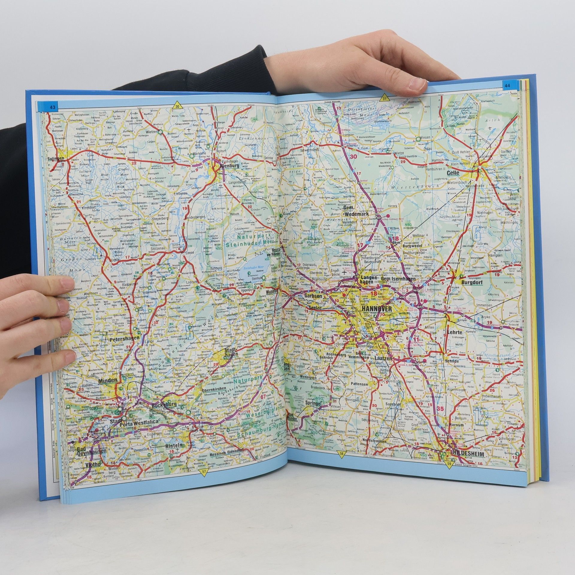 Strassenatlas Deutschland /Europa /Schweiz /Österreich 97/98