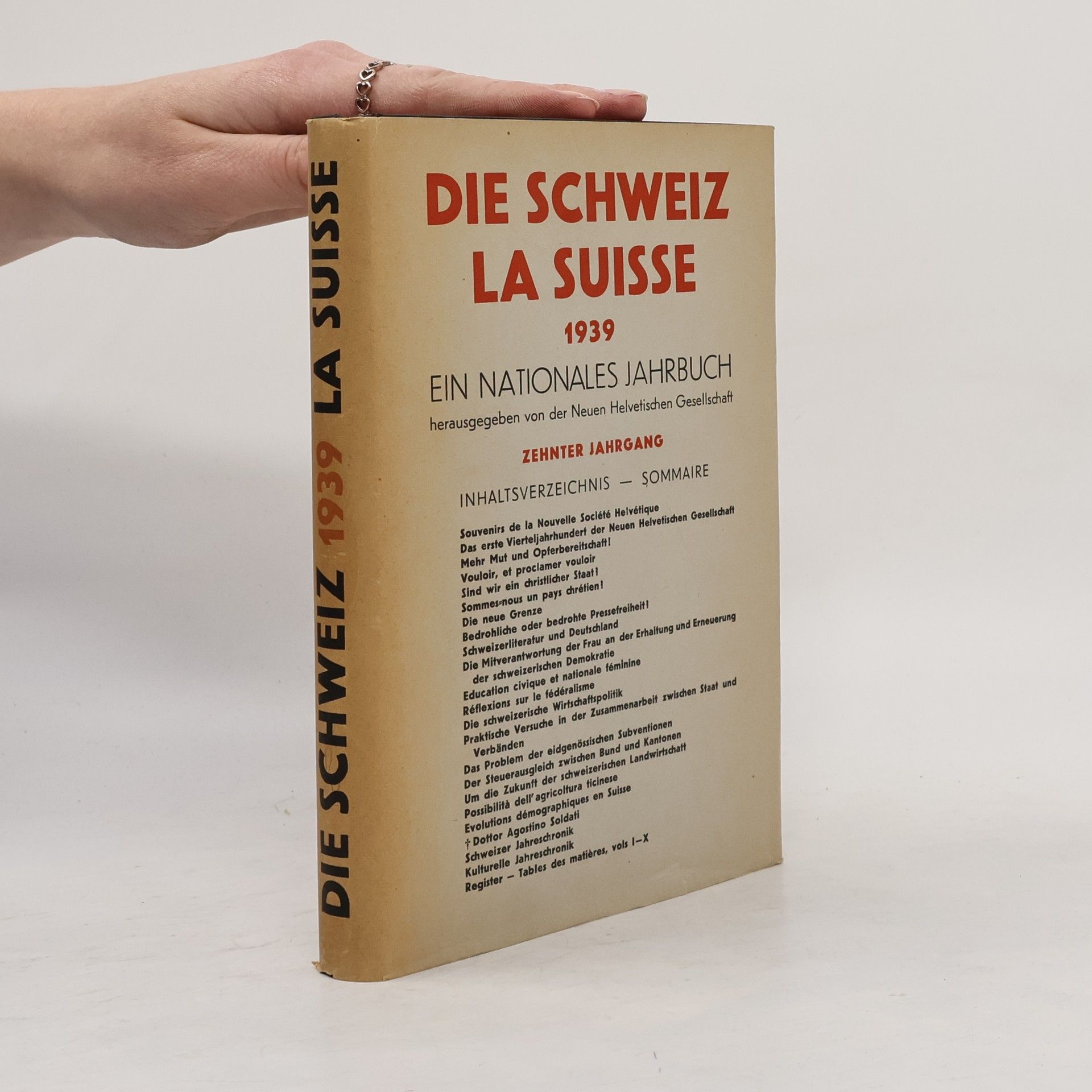 Autorenkollektiv Die Schweiz, La Suisse 1939