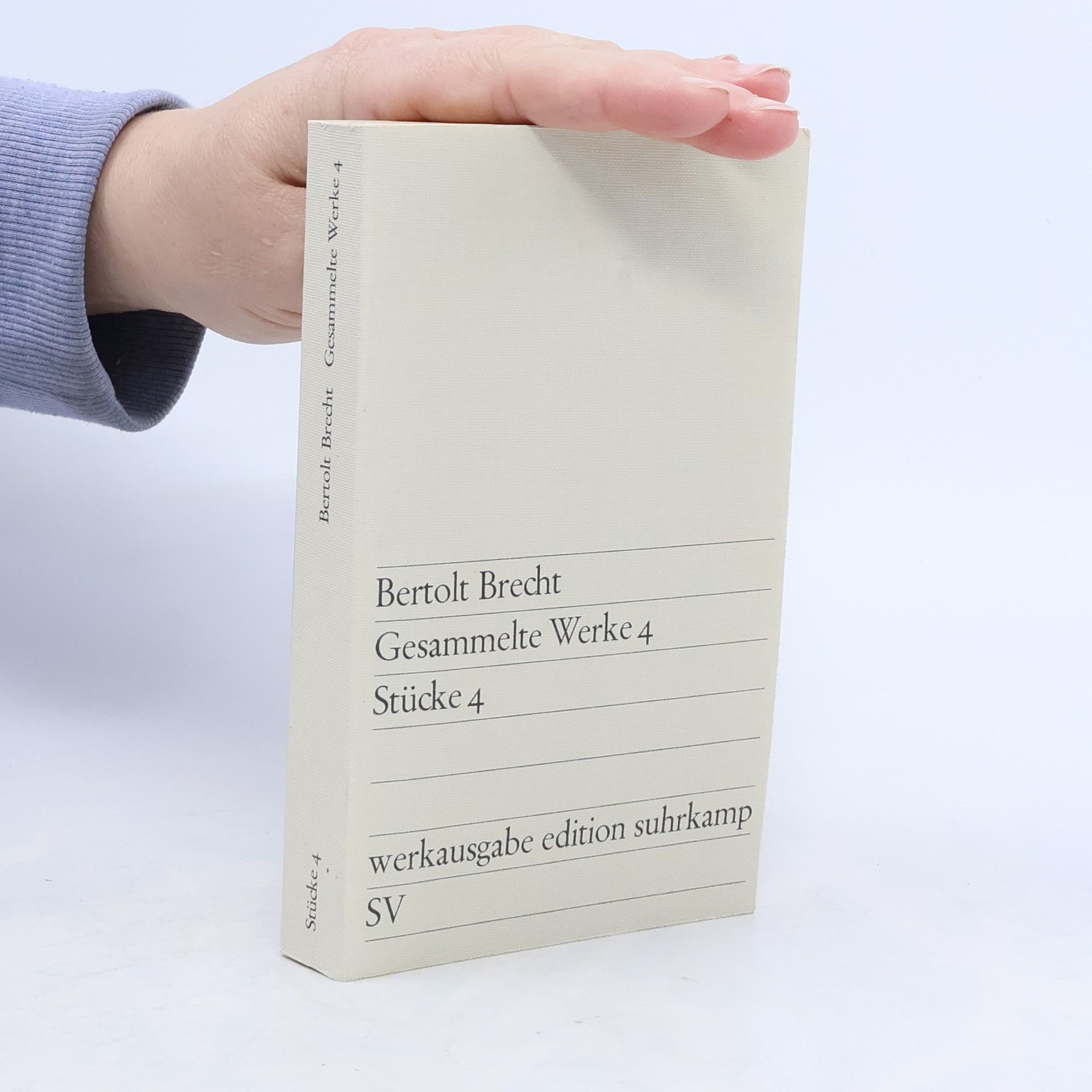 Bertolt Brecht Gesammelte Werke 4. Stücke 4