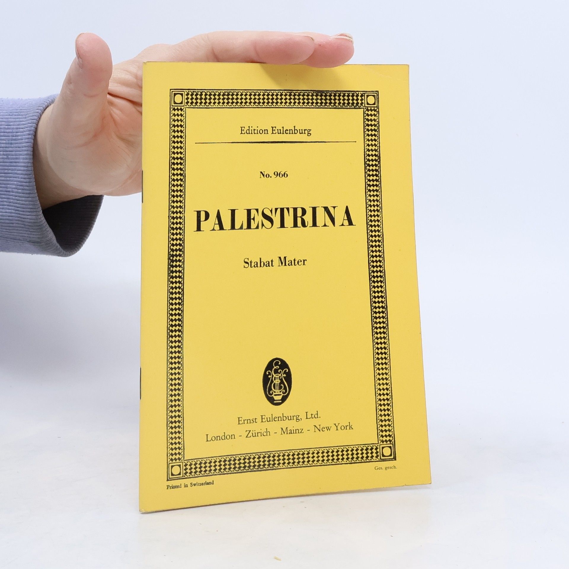 Arnold Schering Palestrina No. 966
