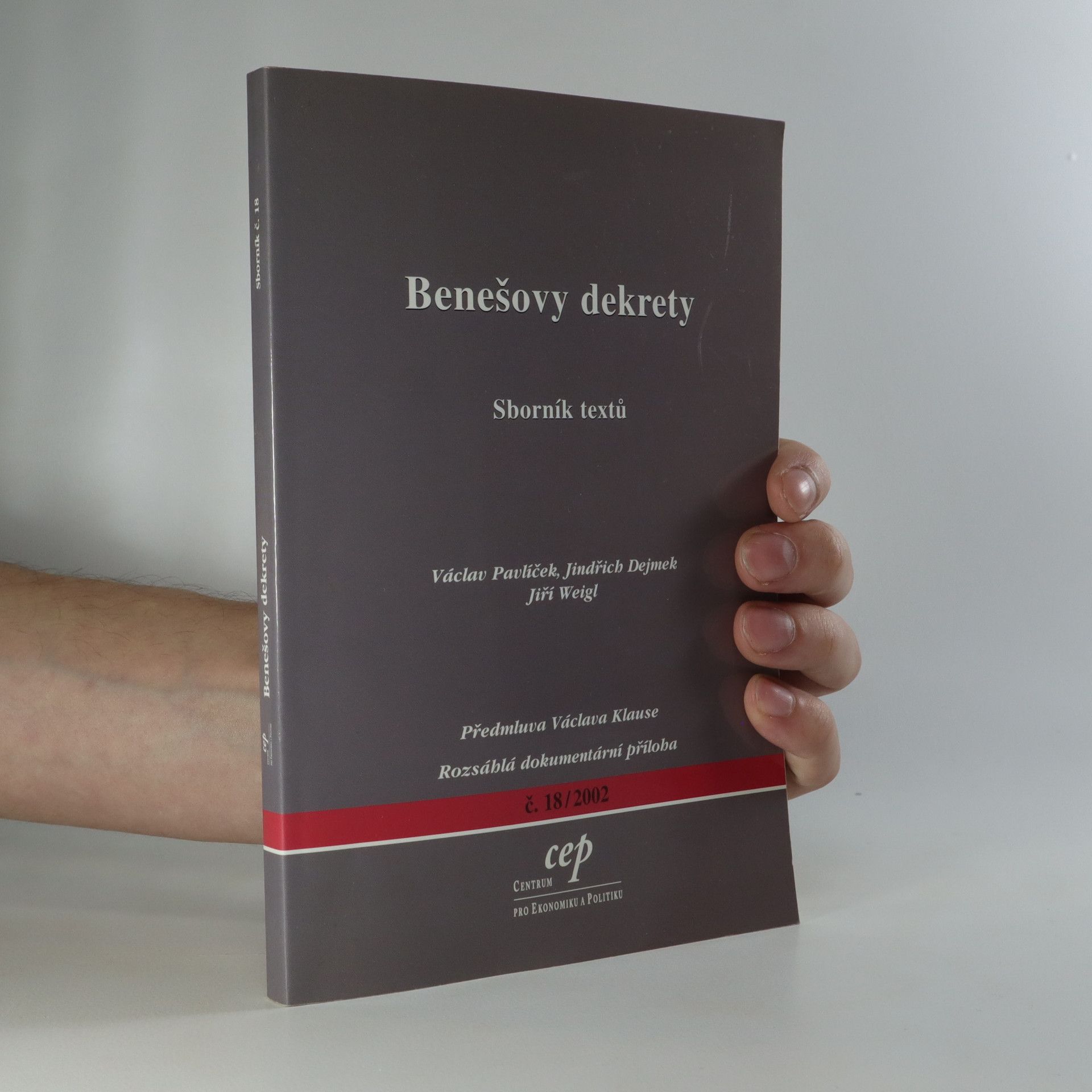 Václav Pavlíček Benešovy dekrety