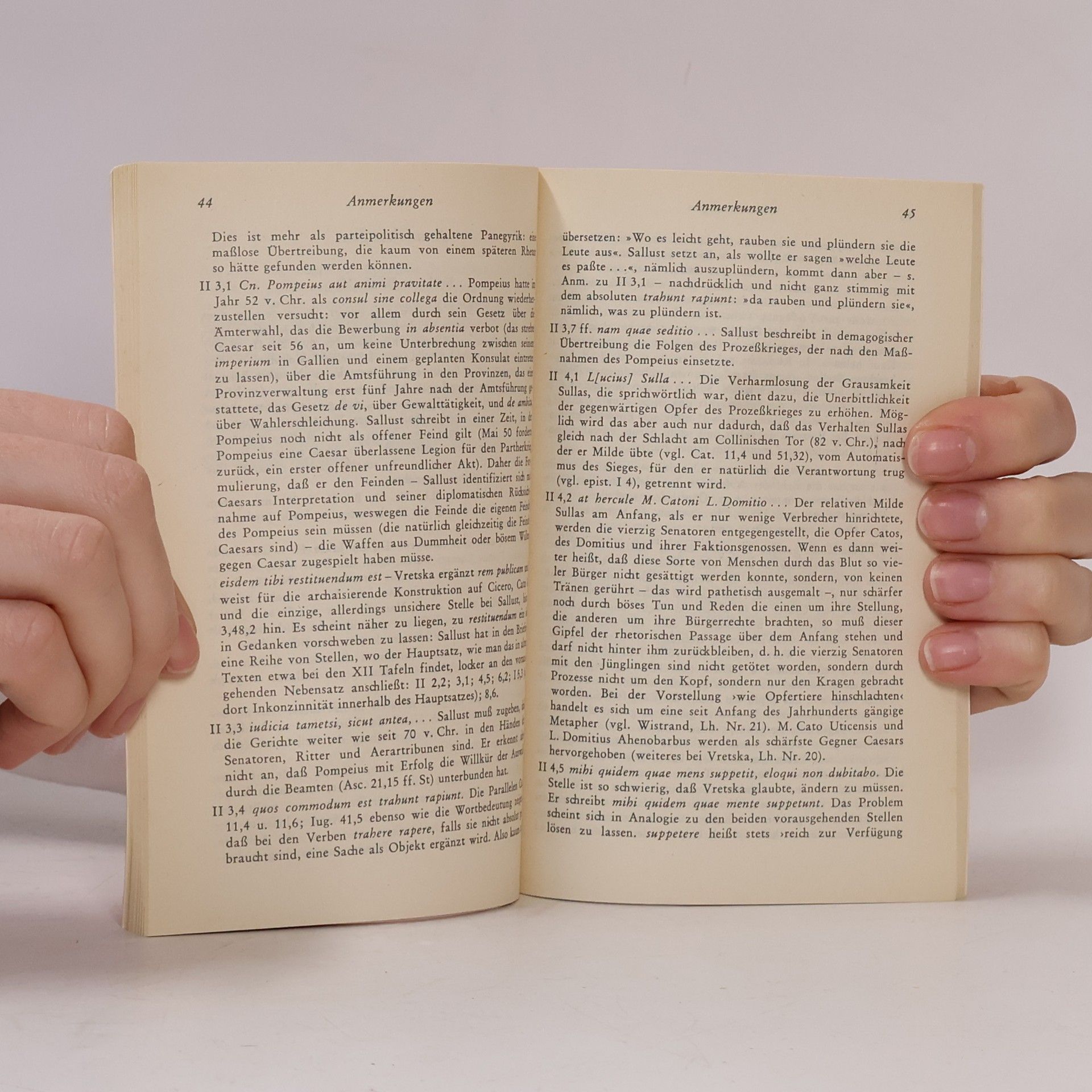 Gaius Sallustius Crispus Zwei politische Briefe an Caesar