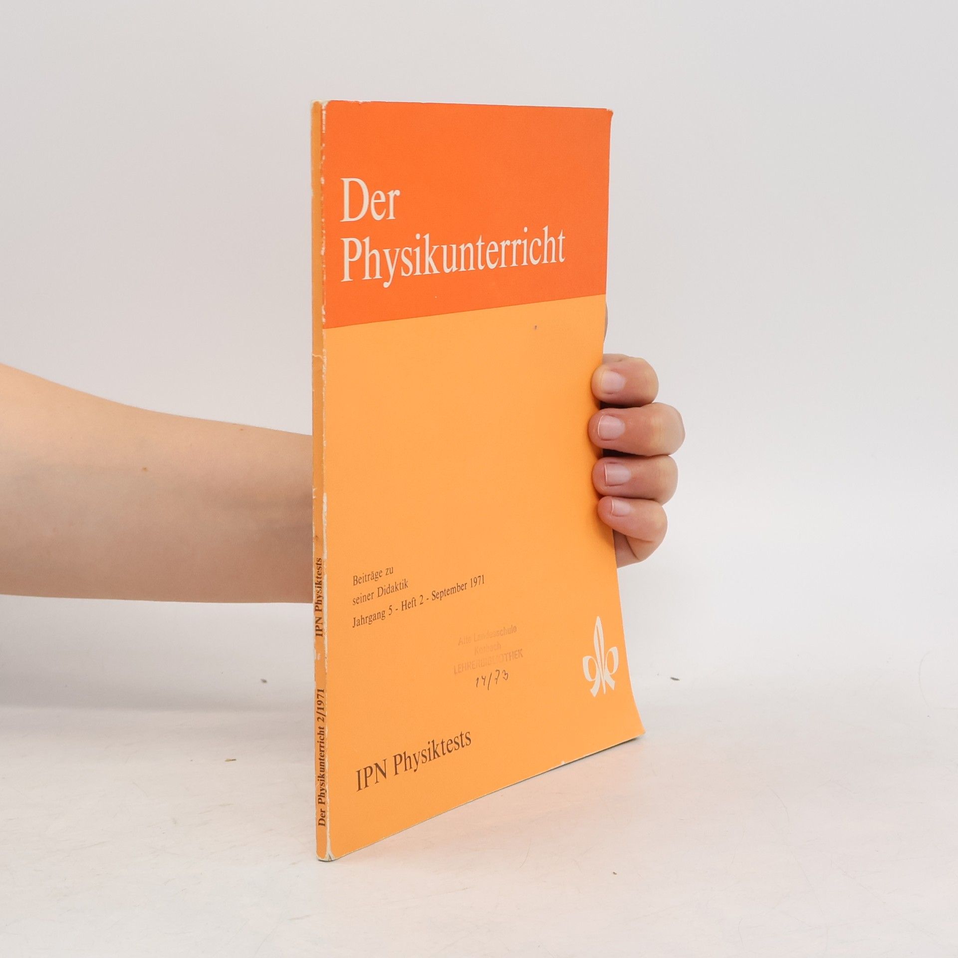 Various authors Der Physikunterricht