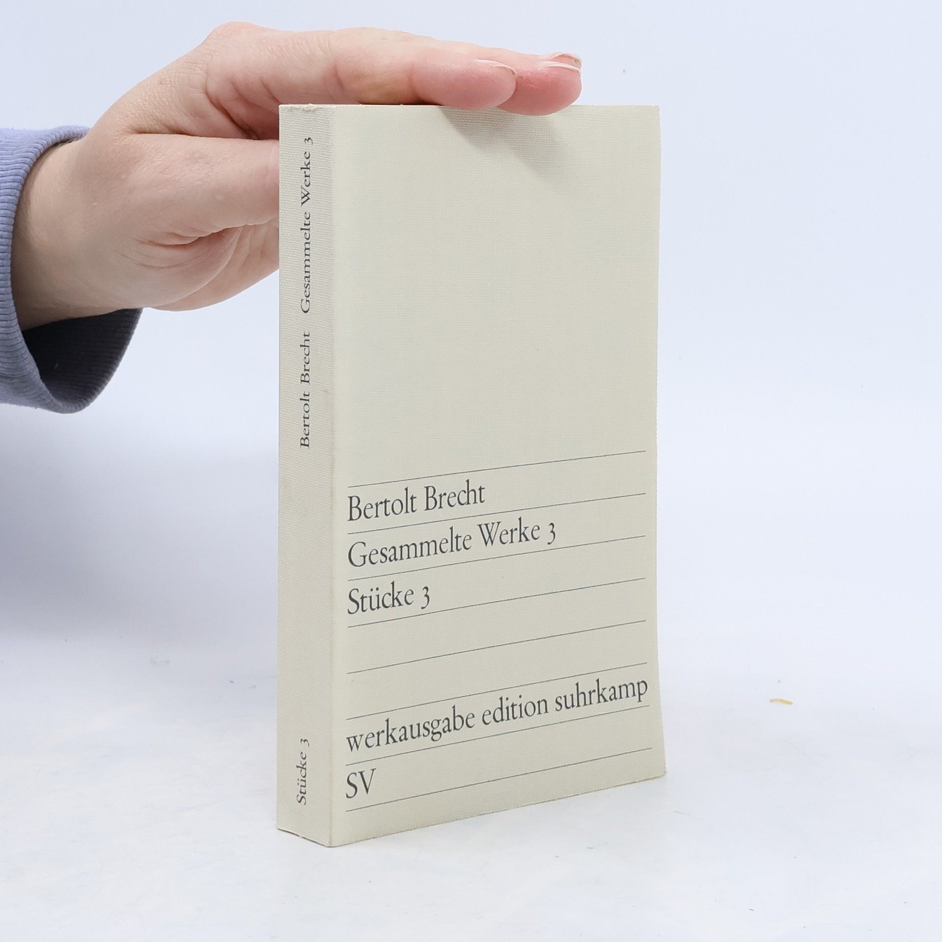 Bertolt Brecht Gesammelte Werke 3. Stücke 3