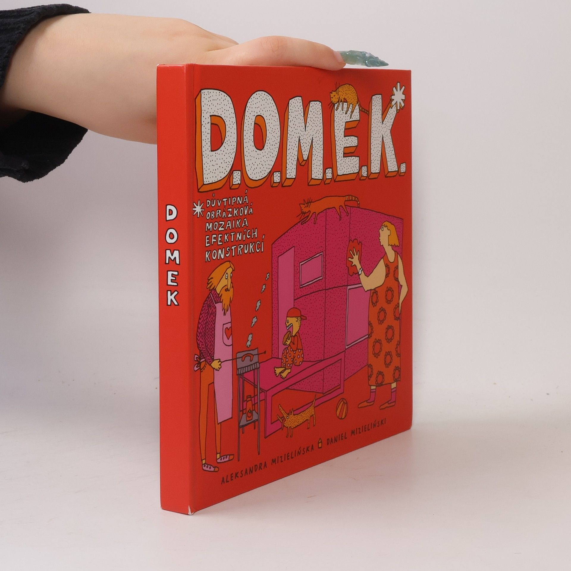 Daniel Mizieliński D.O.M.E.K. DOMEK. Důvtipná obrázková mozaika efektních konstrukcí