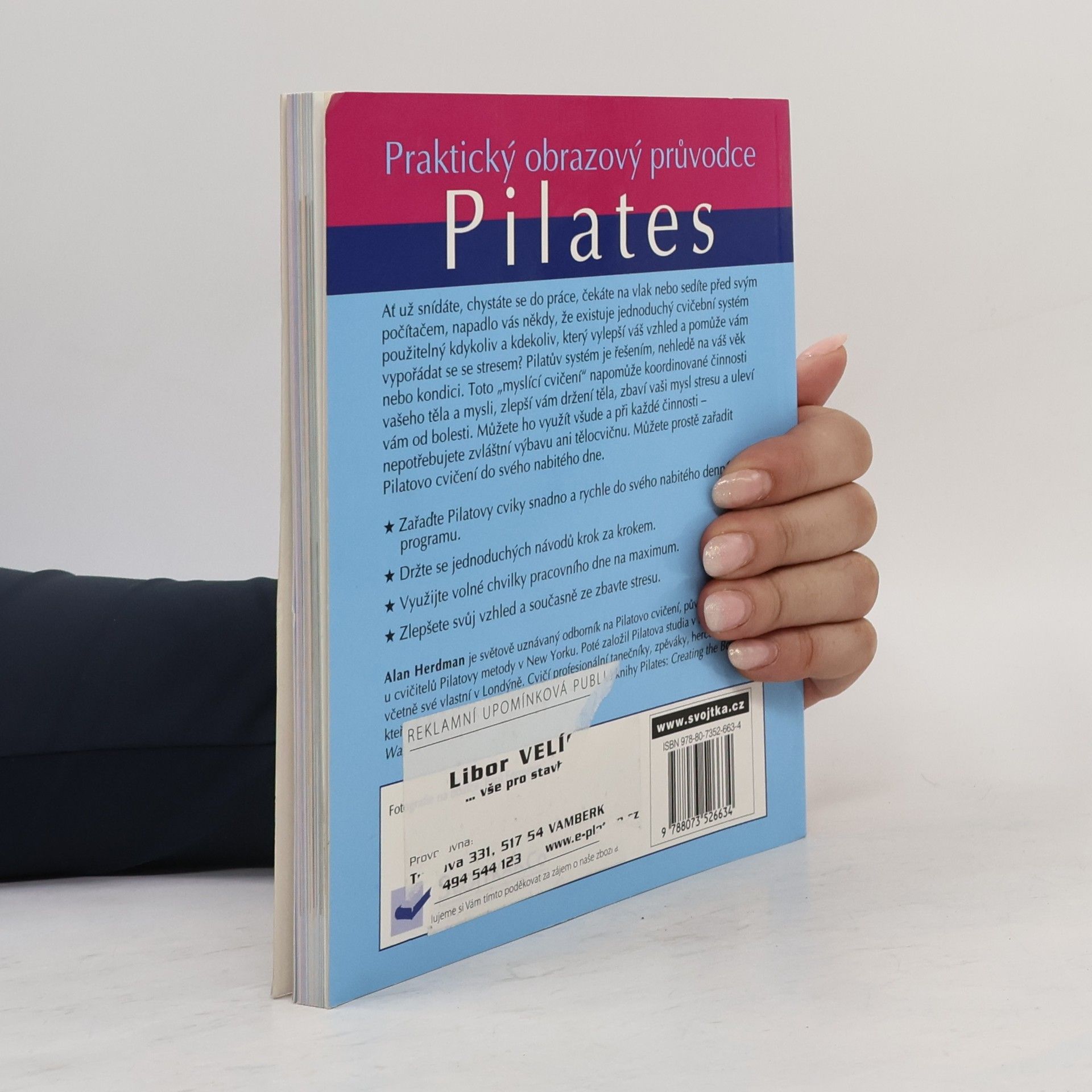 Alan Herdman Pilates praktický obrazový průvodce