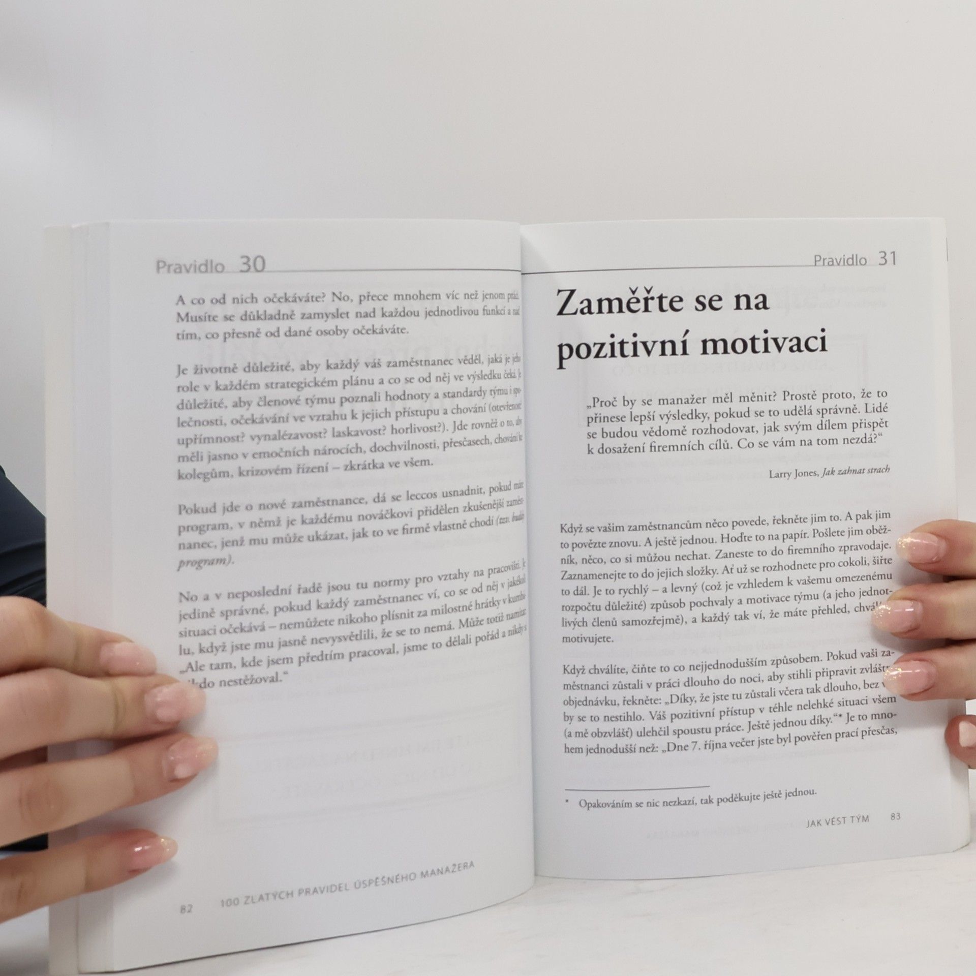 Richard Templar 100 zlatých pravidel úspěšného manažera