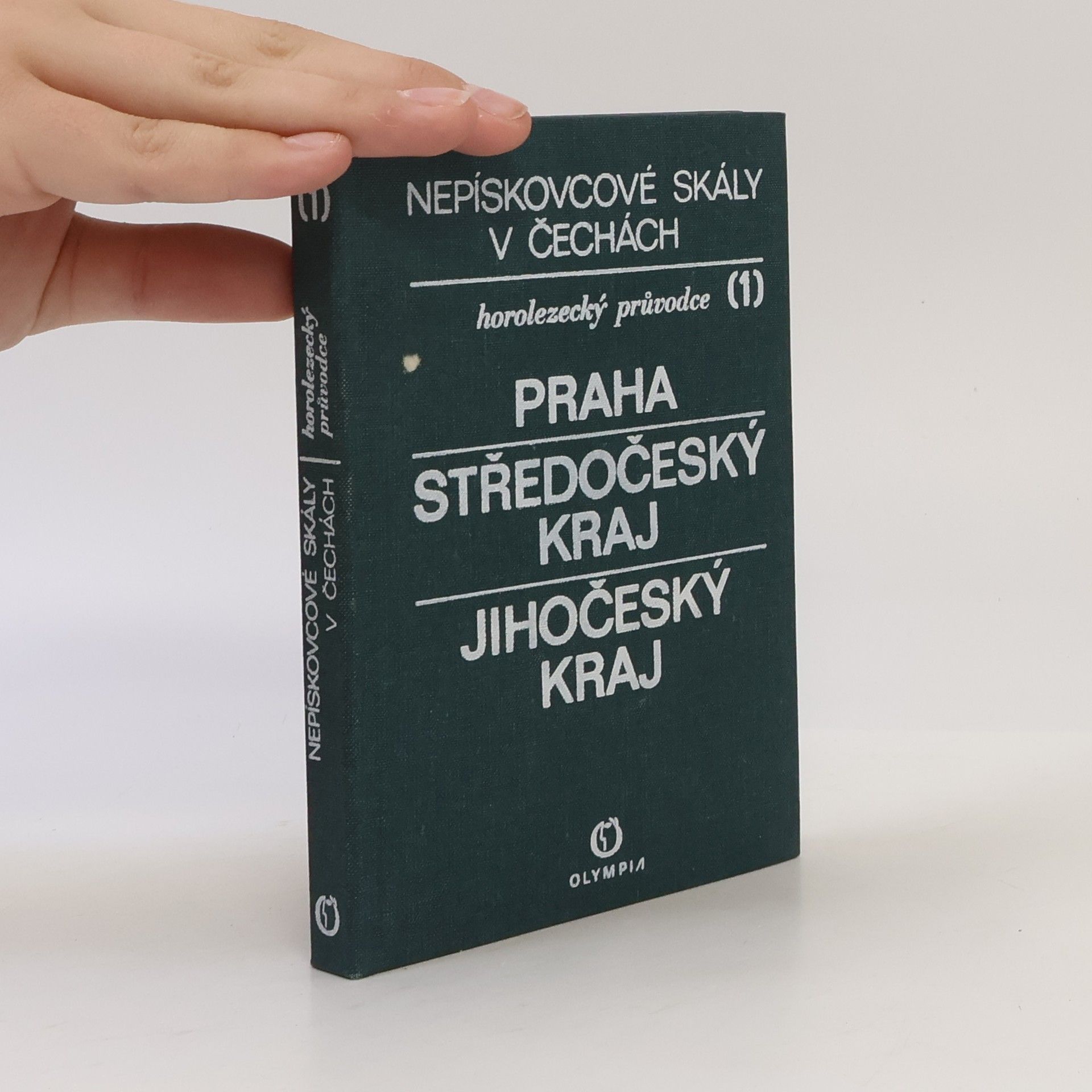 Jan Novotný Nepískovcové skály v Čechách. Horolezecký průvodce 1.Praha, Středočeský kraj, Jihočeský kraj