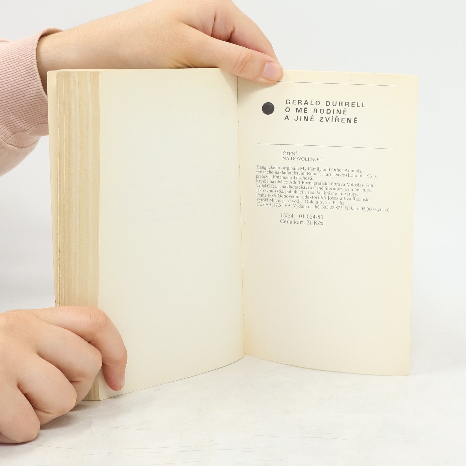 Gerald Durrell O mé rodině a jiné zvířeně