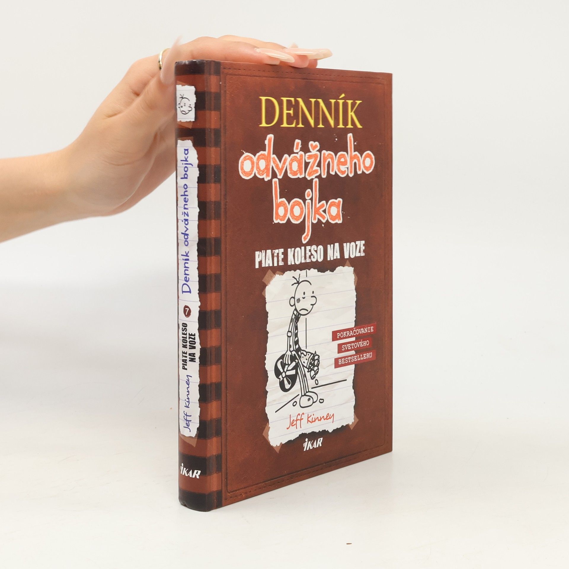 Jeff Kinney Denník odvážneho bojka 7. Piate koleso na voze