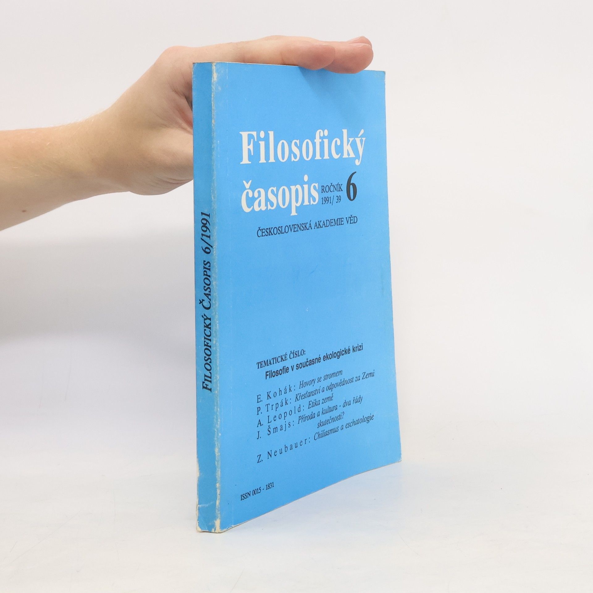 Collectif d'auteurs Filosofický časopis. Ročník 6
