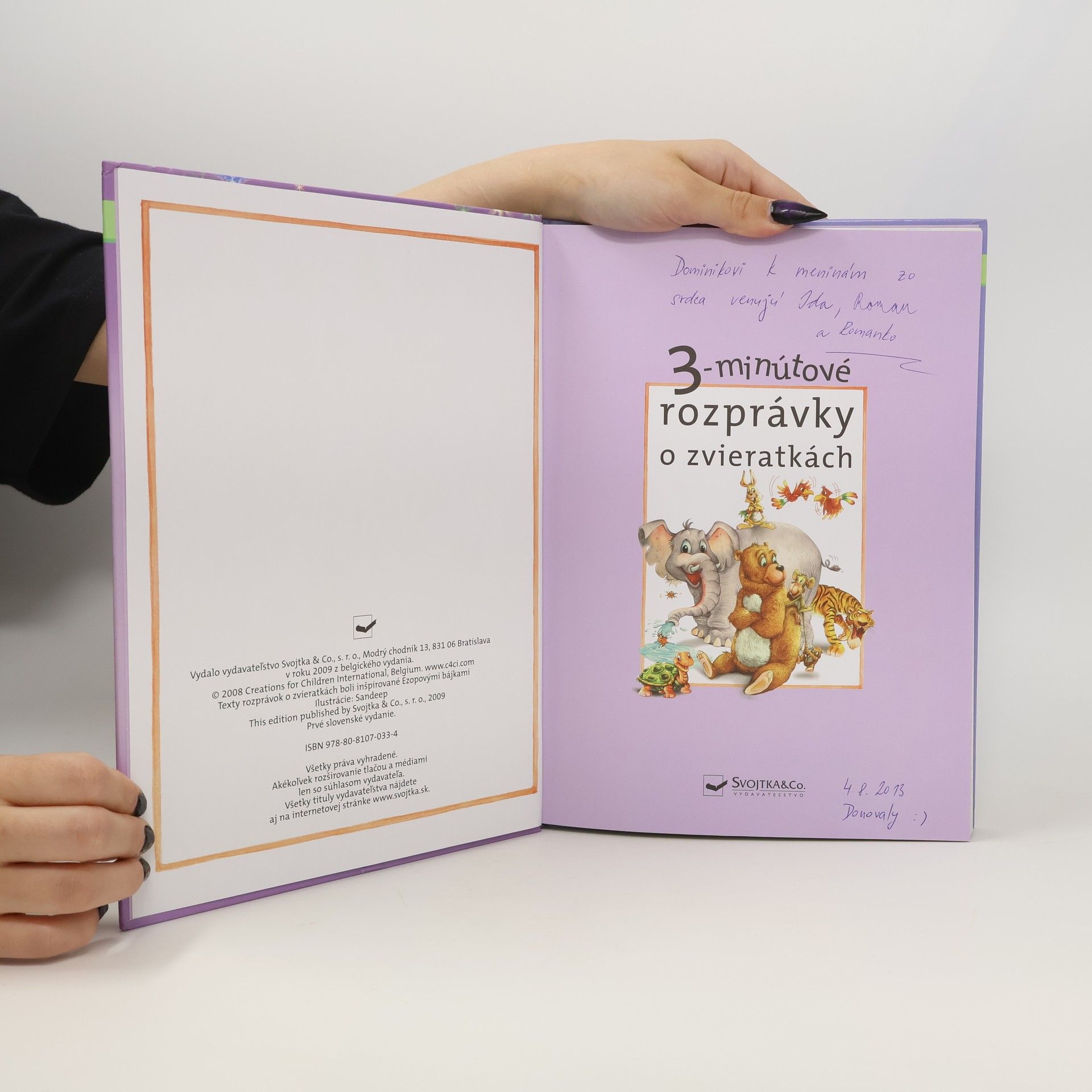 Autorenkollektiv 3-minútové rozprávky o zvieratkách