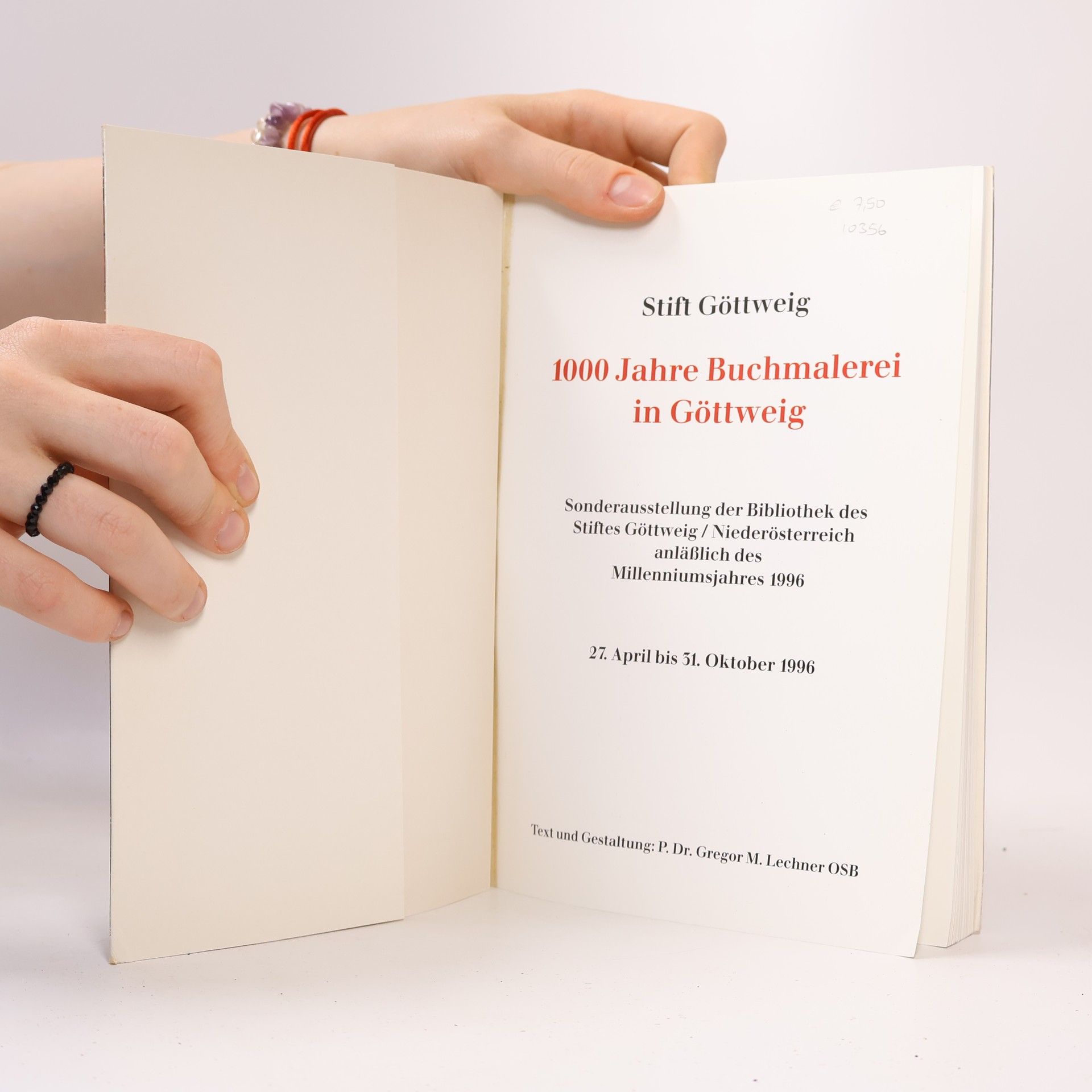 Autorenkollektiv 1000 Jahre Buchmalerei in Göttweig
