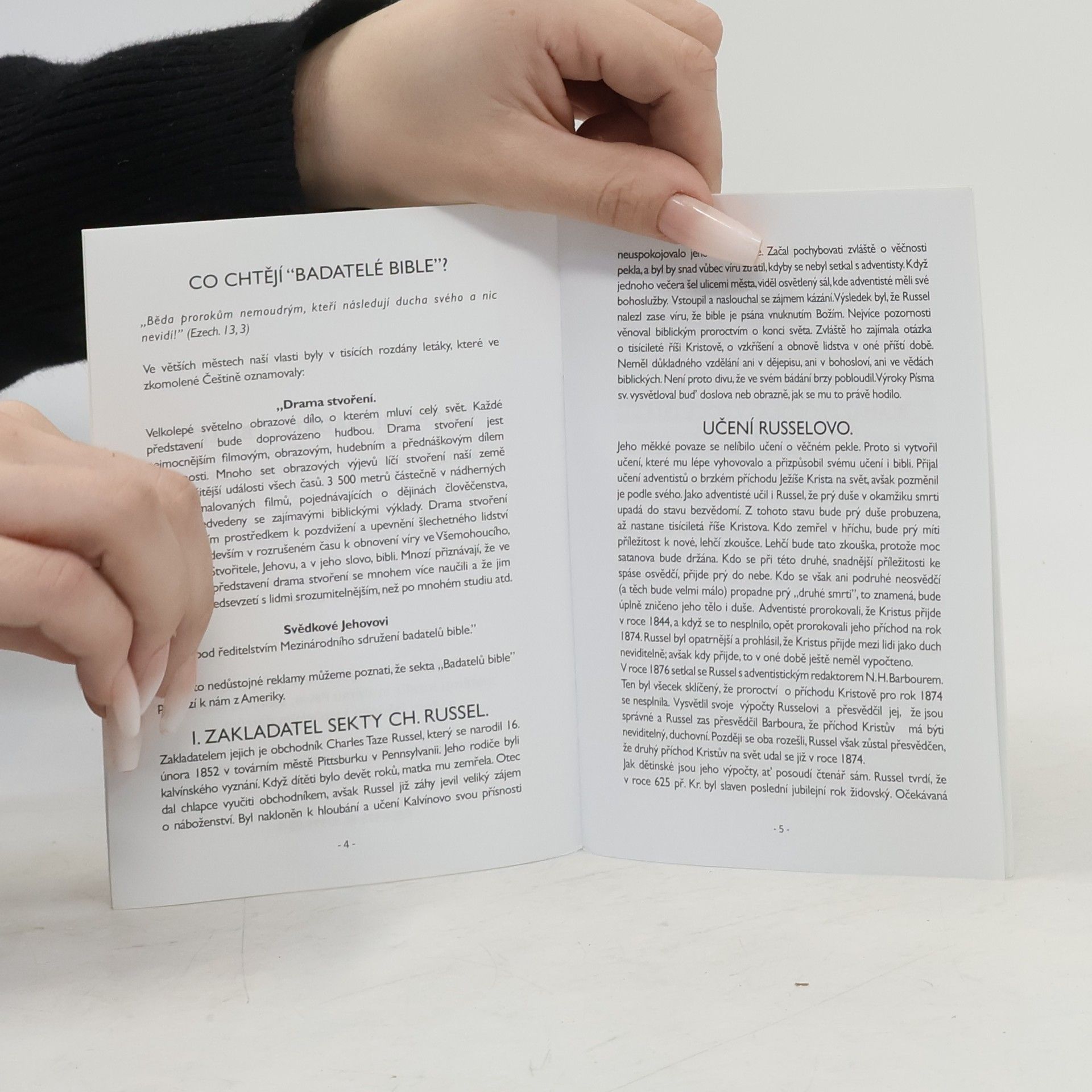 Václav Oliva Co chtějí "Badatelé Bible"?