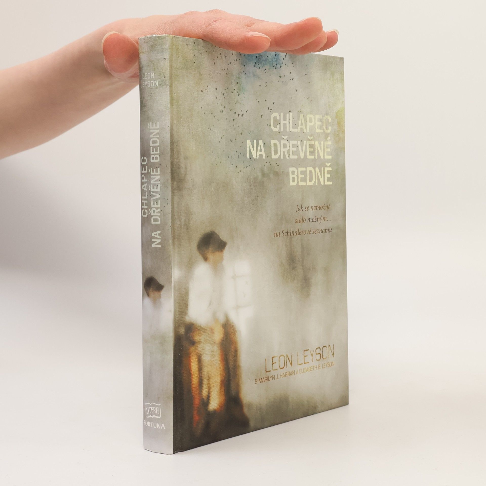 Leon Leyson Chlapec na dřevěné bedně