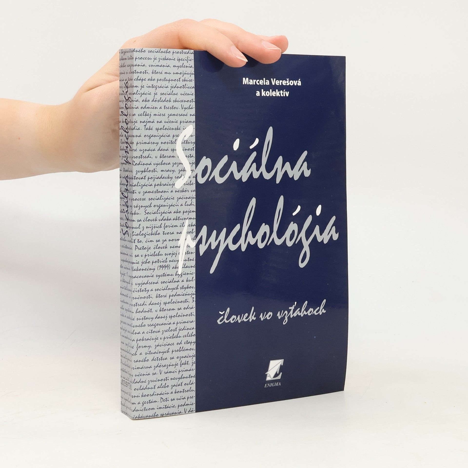 Marcela Verešová Sociálna psychológia : človek vo vzťahoch