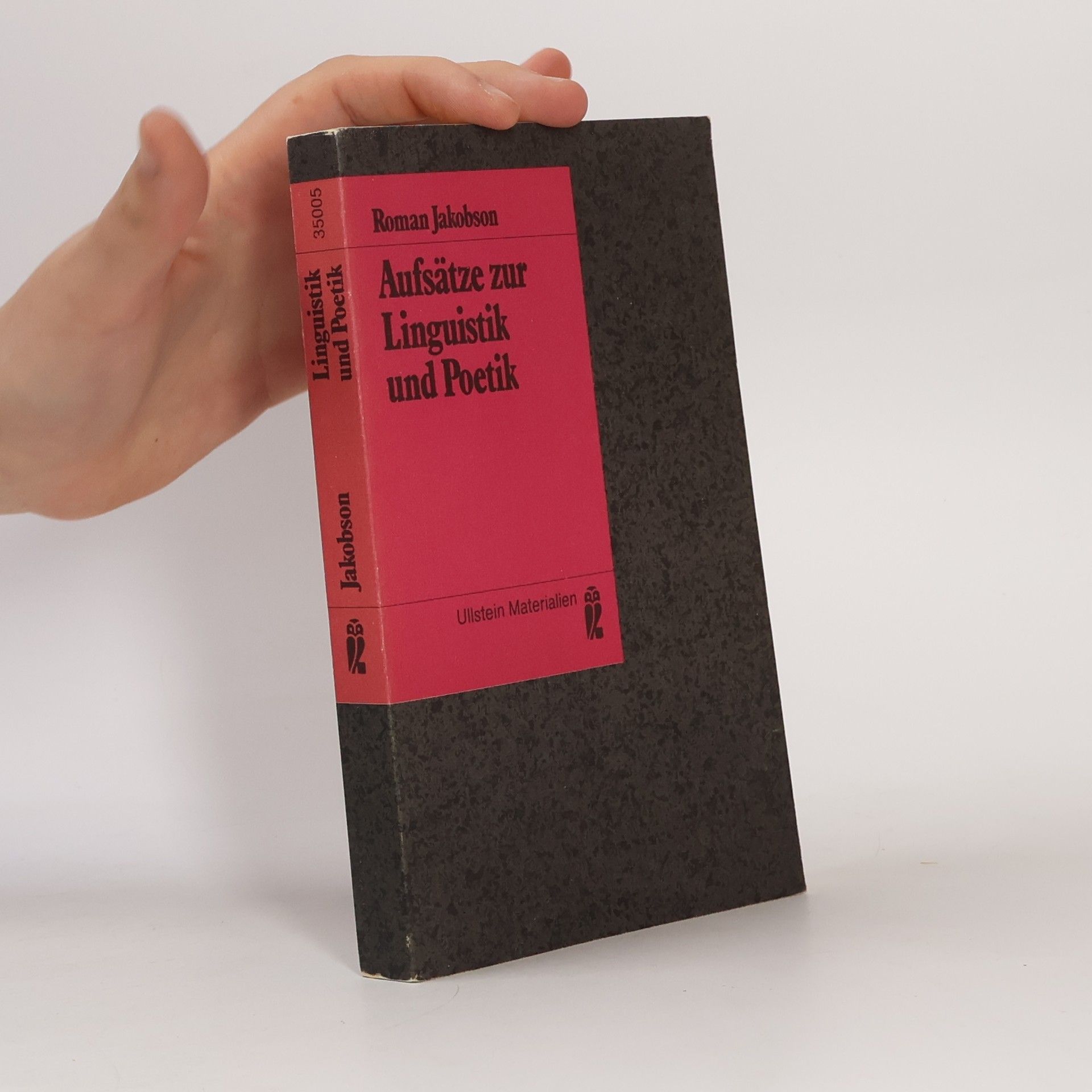 Roman Jakobson Aufsätze zur Linguistik und Poetik