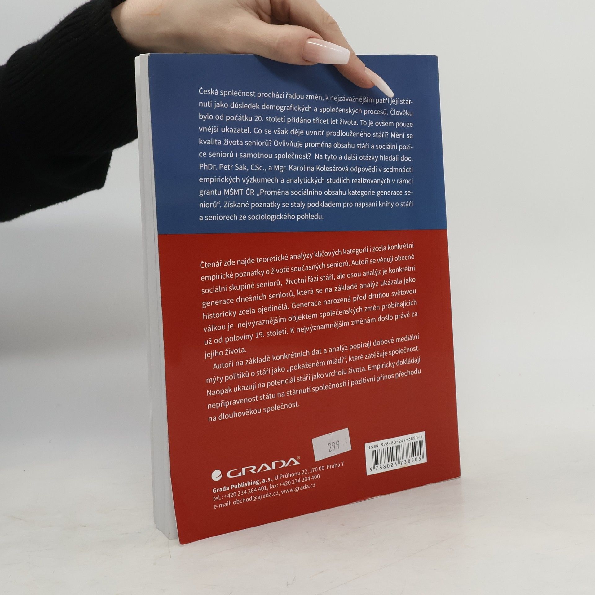 Karolína Kolesárová Sociologie stáří a seniorů