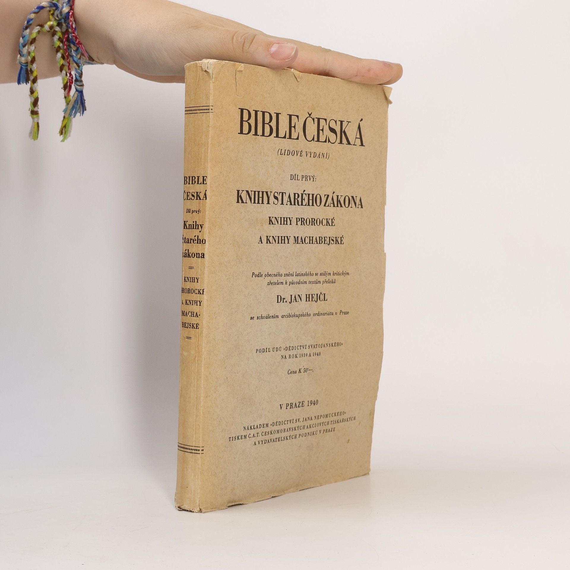 Jan Hejčl Bible česká (Lidové vydání)